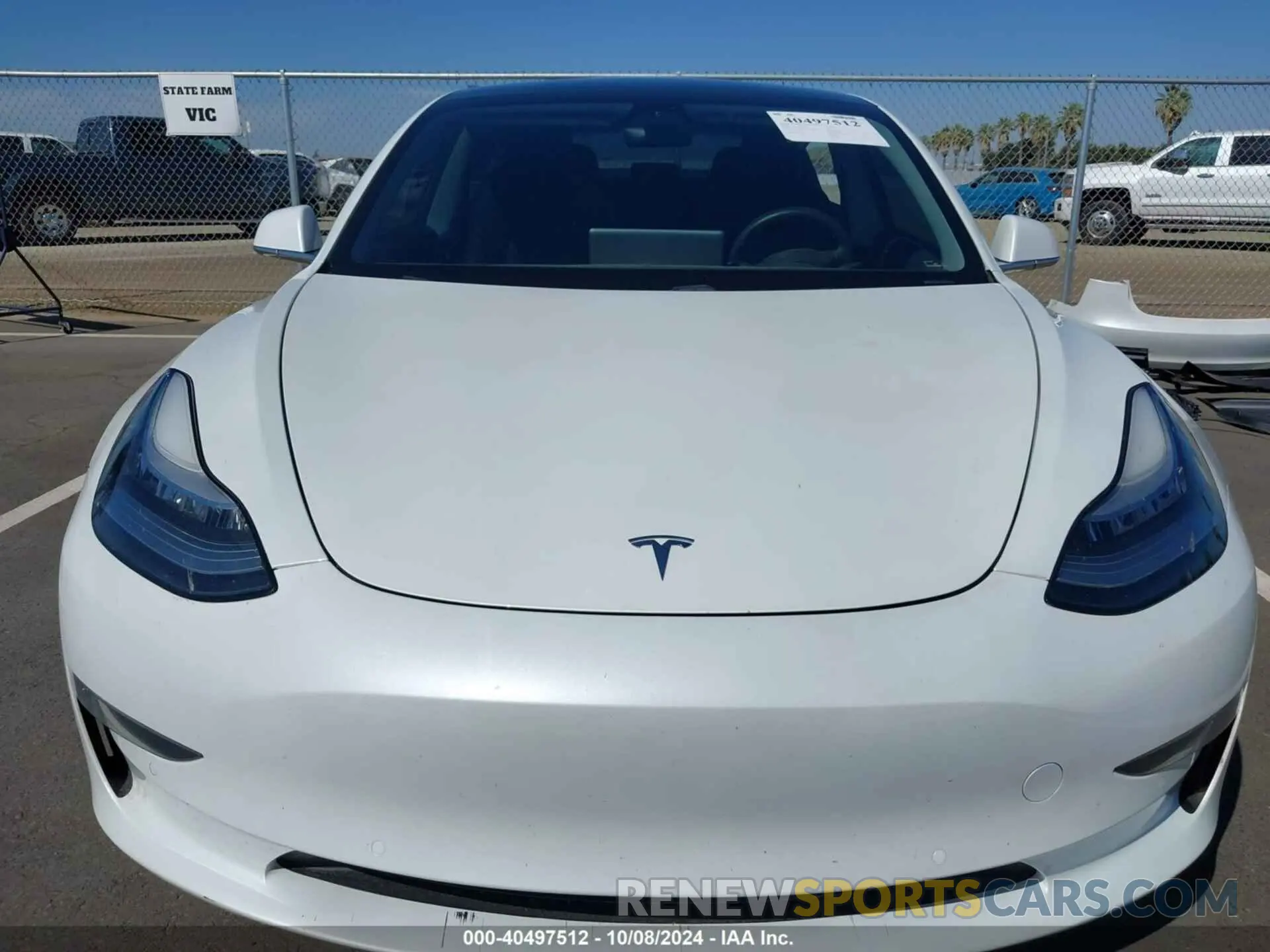 13 fotografías del automóvil dañado 5YJ3E1EAXLF740070 TESLA MODEL 3 2020