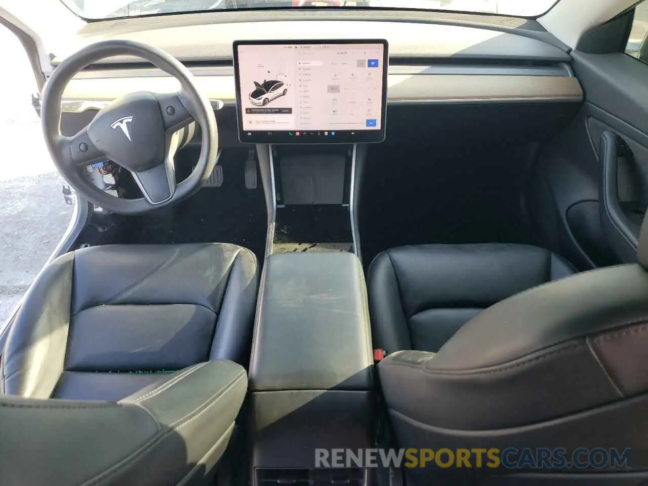 8 fotografías del automóvil dañado 5YJ3E1EAXLF793013 TESLA MODEL 3 2020