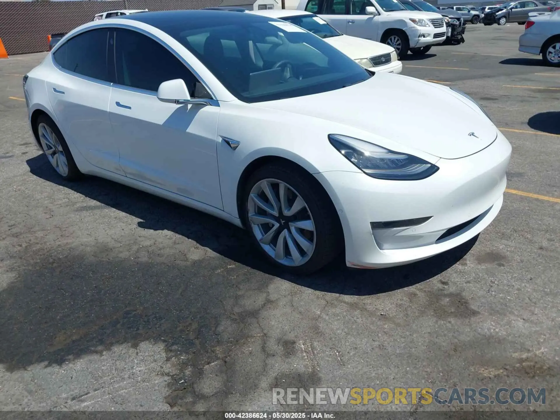1 fotografías del automóvil dañado 5YJ3E1EAXLF806360 TESLA MODEL 3 2020