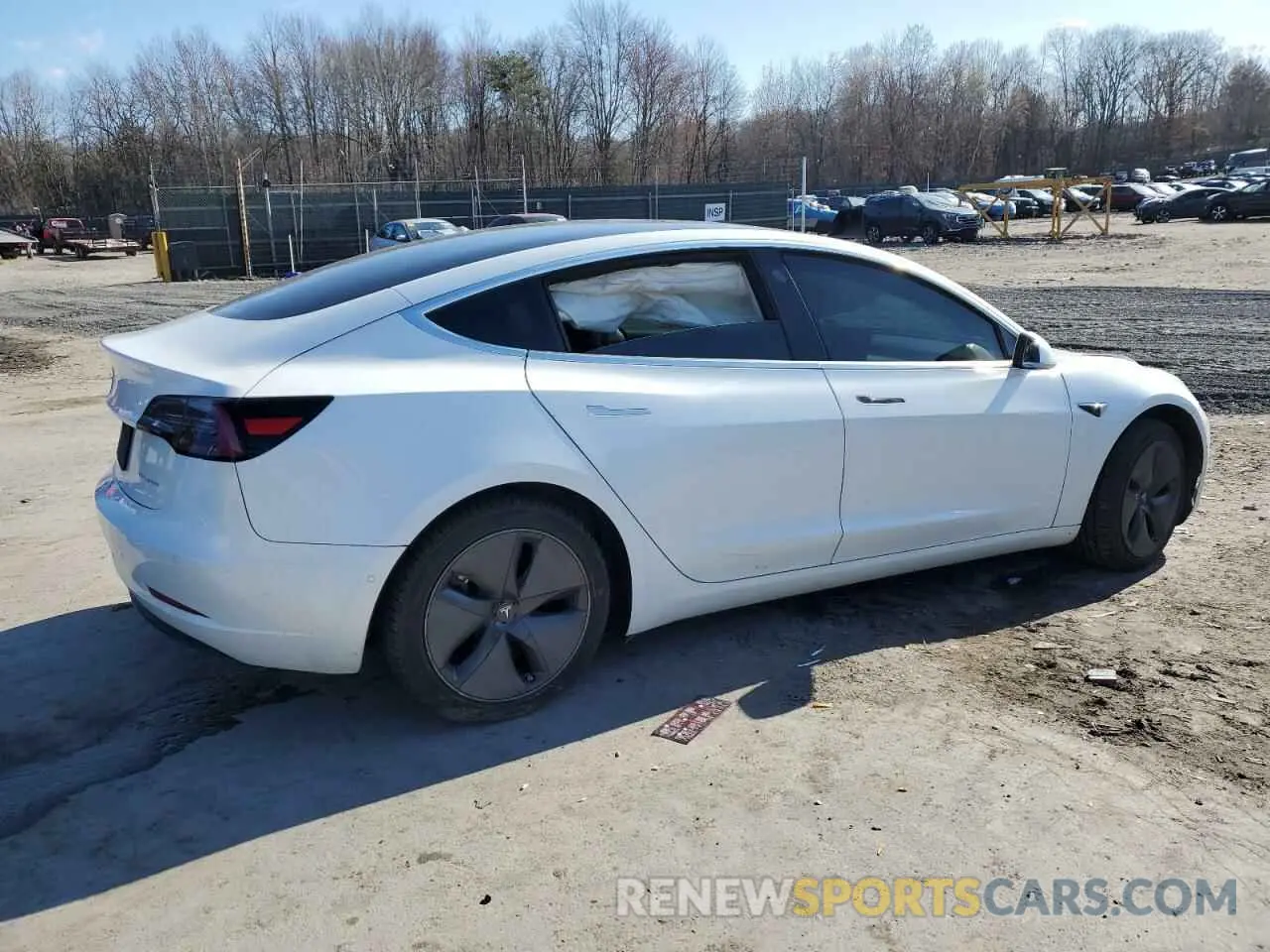 3 fotografías del automóvil dañado 5YJ3E1EB0LF628130 TESLA MODEL 3 2020