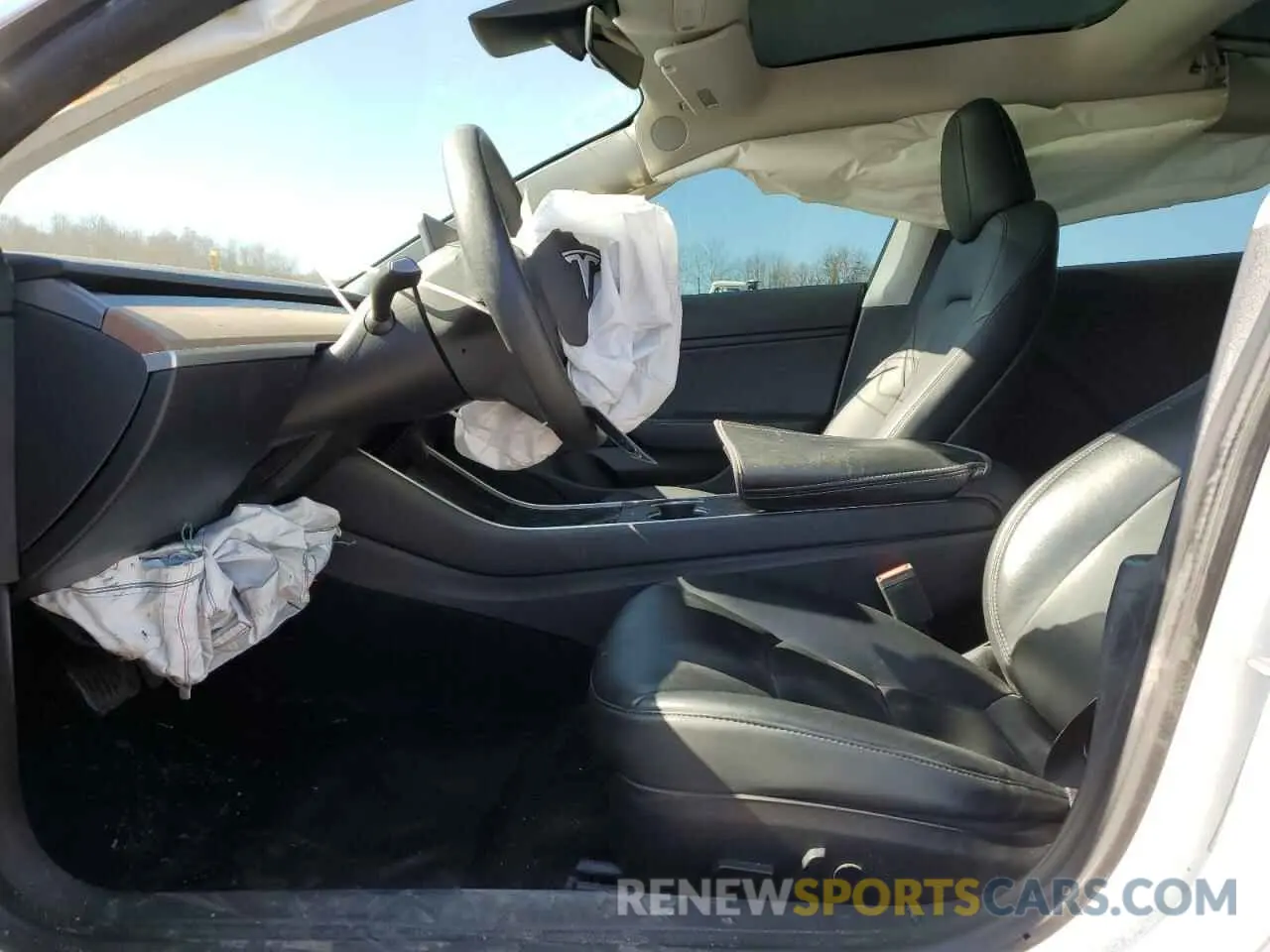 7 fotografías del automóvil dañado 5YJ3E1EB0LF628130 TESLA MODEL 3 2020