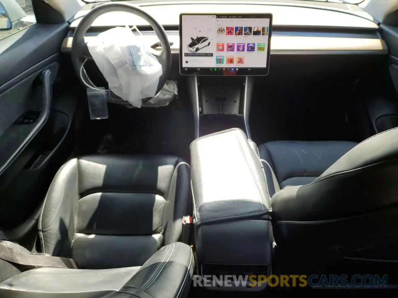 8 fotografías del automóvil dañado 5YJ3E1EB0LF628130 TESLA MODEL 3 2020