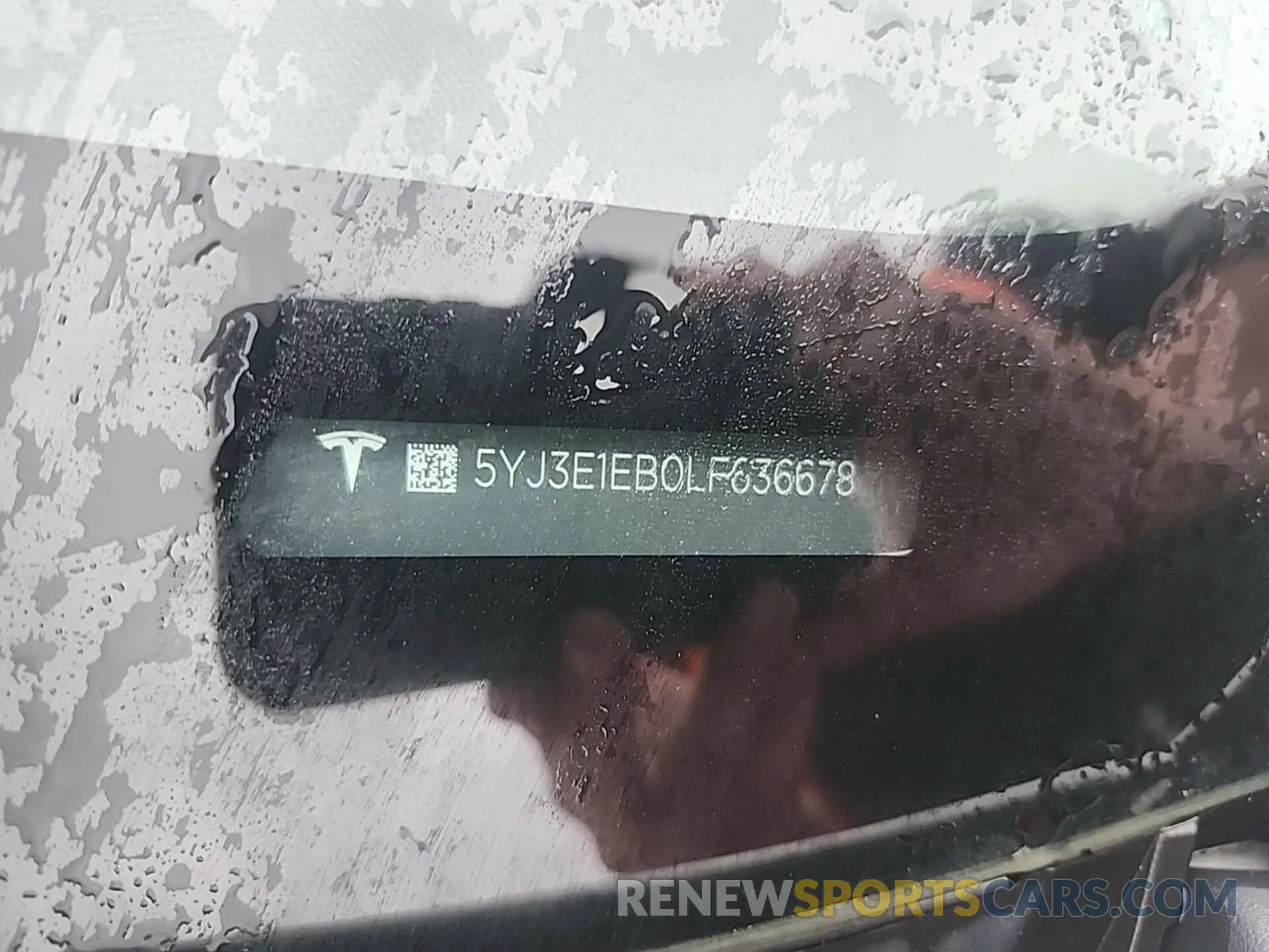 6 fotografías del automóvil dañado 5YJ3E1EB0LF636678 TESLA MODEL 3 2020
