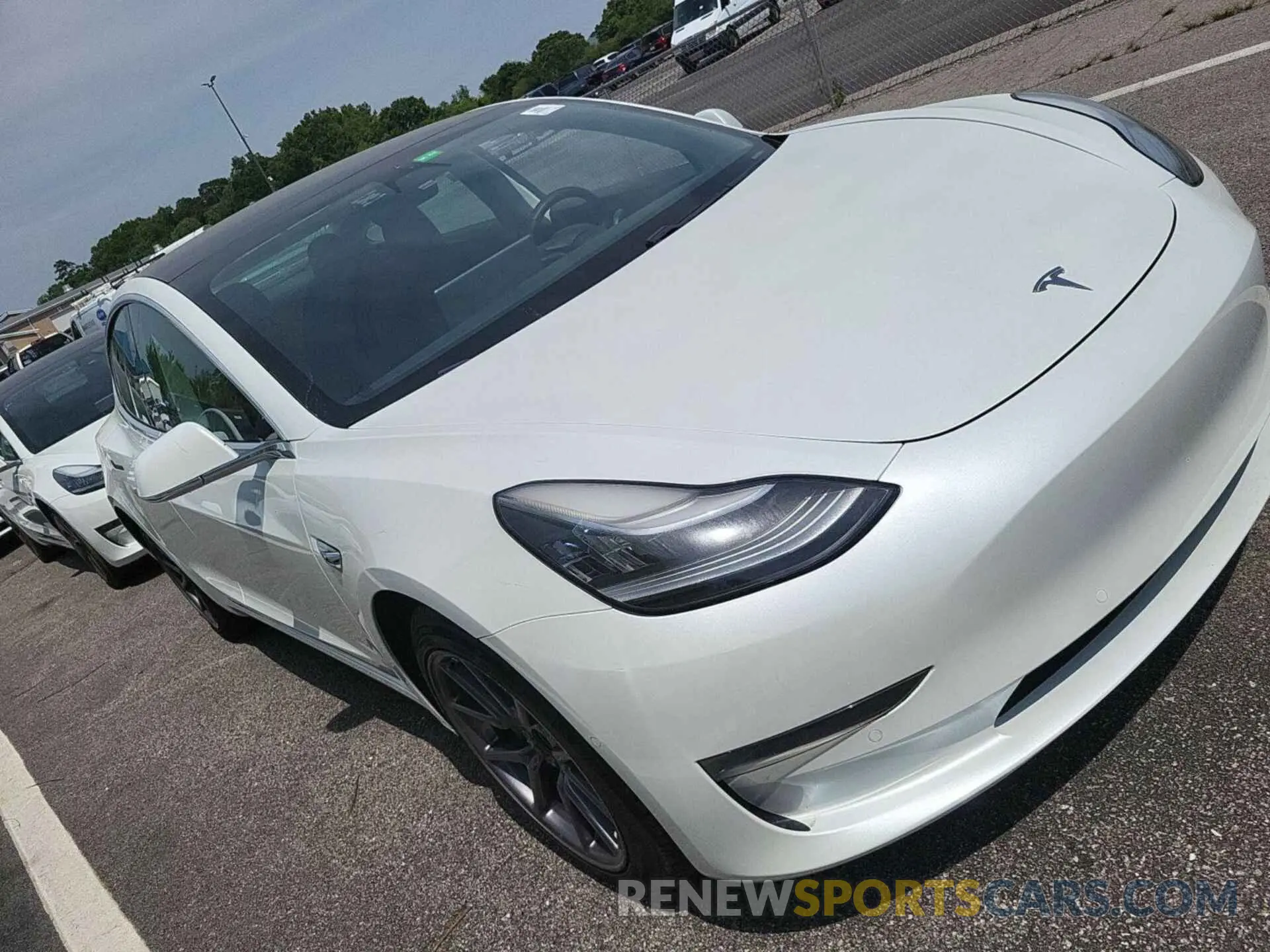 14 fotografías del automóvil dañado 5YJ3E1EB0LF637281 TESLA MODEL 3 2020