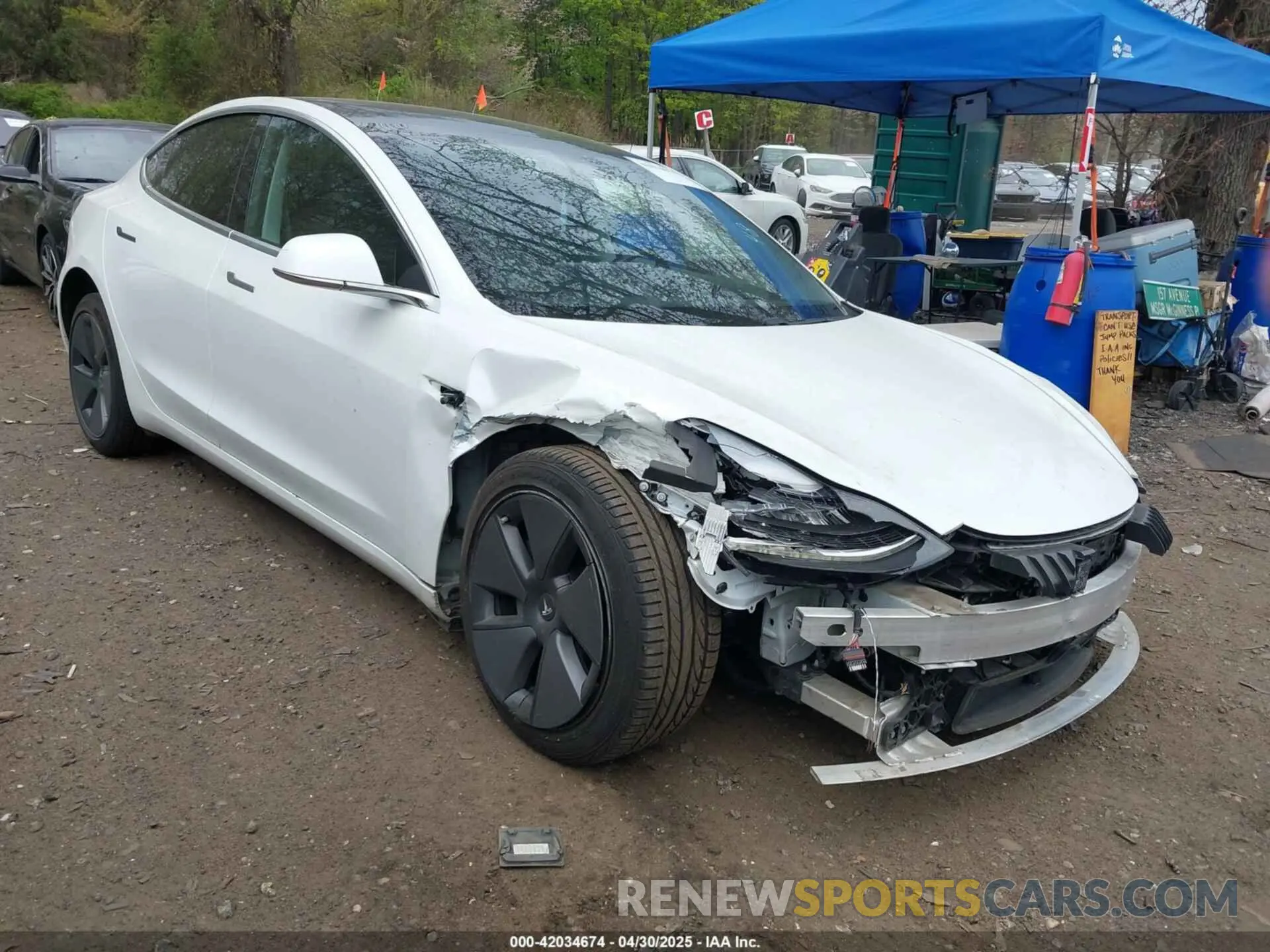 1 fotografías del automóvil dañado 5YJ3E1EB0LF637491 TESLA MODEL 3 2020