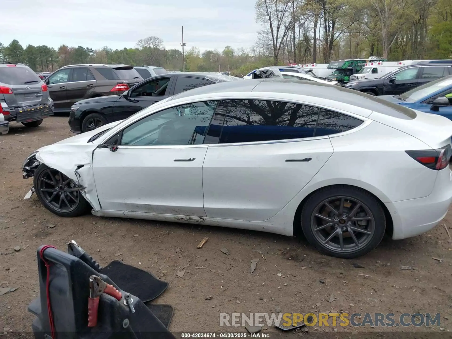 15 fotografías del automóvil dañado 5YJ3E1EB0LF637491 TESLA MODEL 3 2020
