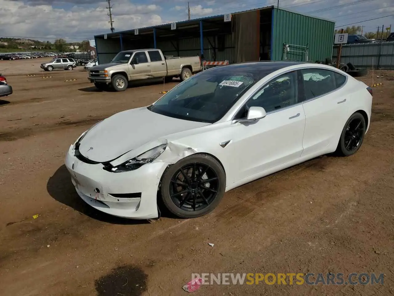 1 fotografías del automóvil dañado 5YJ3E1EB0LF637541 TESLA MODEL 3 2020