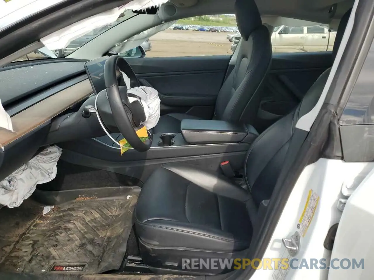 7 fotografías del automóvil dañado 5YJ3E1EB0LF637541 TESLA MODEL 3 2020