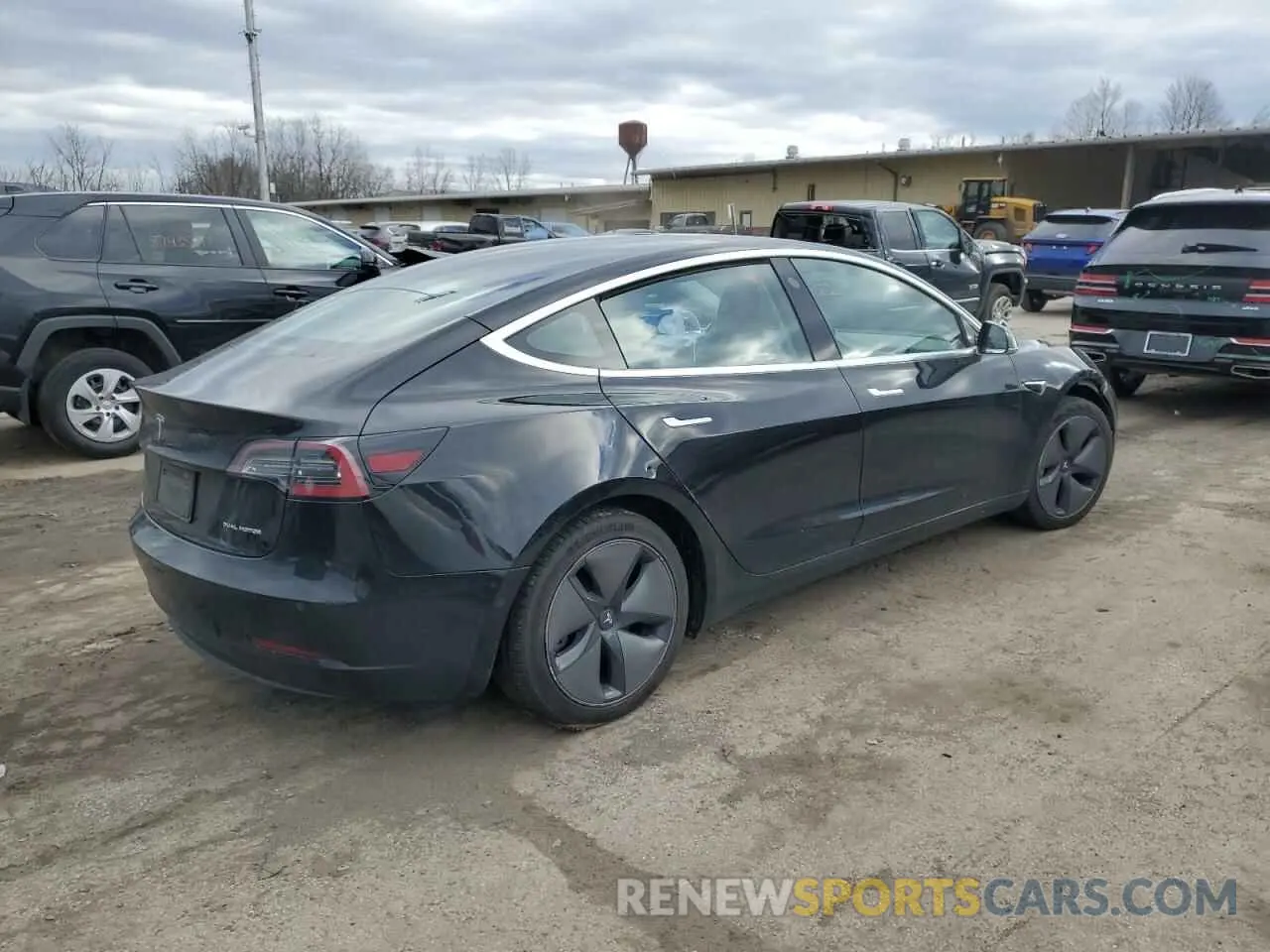 3 fotografías del automóvil dañado 5YJ3E1EB0LF662911 TESLA MODEL 3 2020