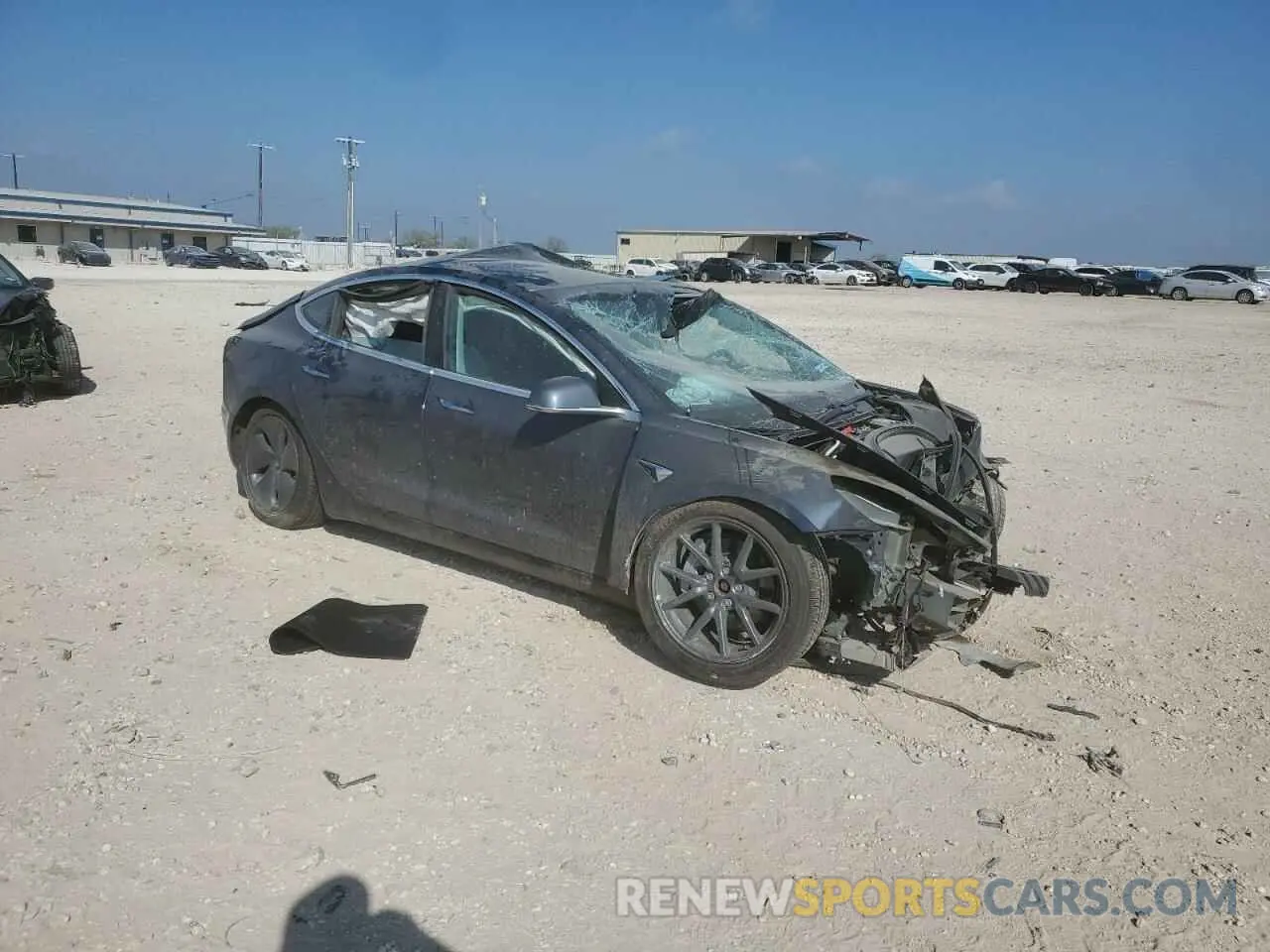4 fotografías del automóvil dañado 5YJ3E1EB0LF663329 TESLA MODEL 3 2020