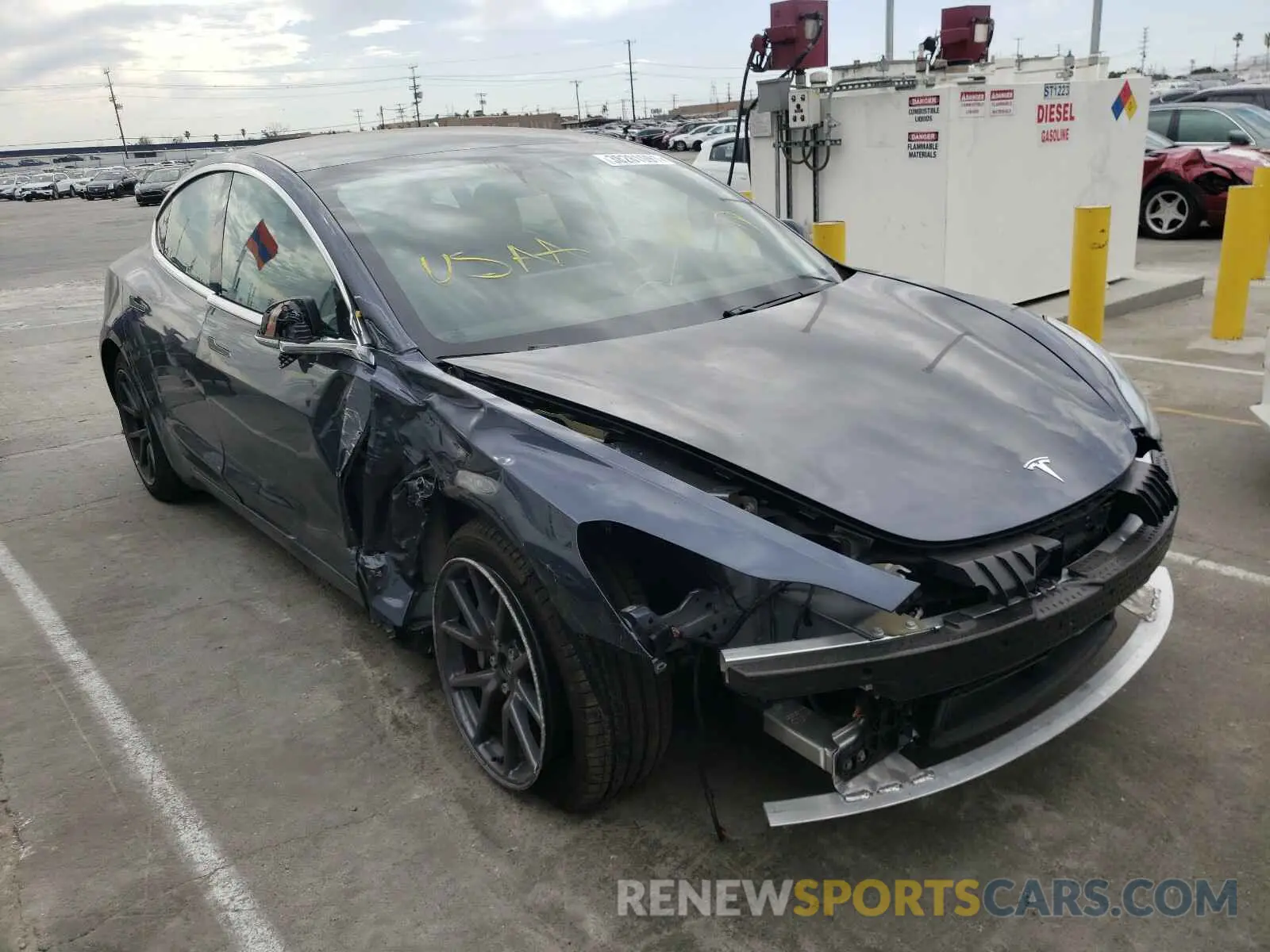 1 fotografías del automóvil dañado 5YJ3E1EB0LF664108 TESLA MODEL 3 2020