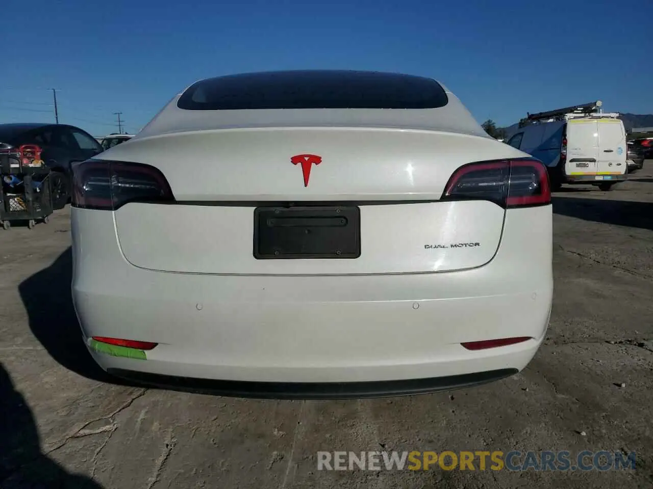 6 fotografías del automóvil dañado 5YJ3E1EB0LF665887 TESLA MODEL 3 2020