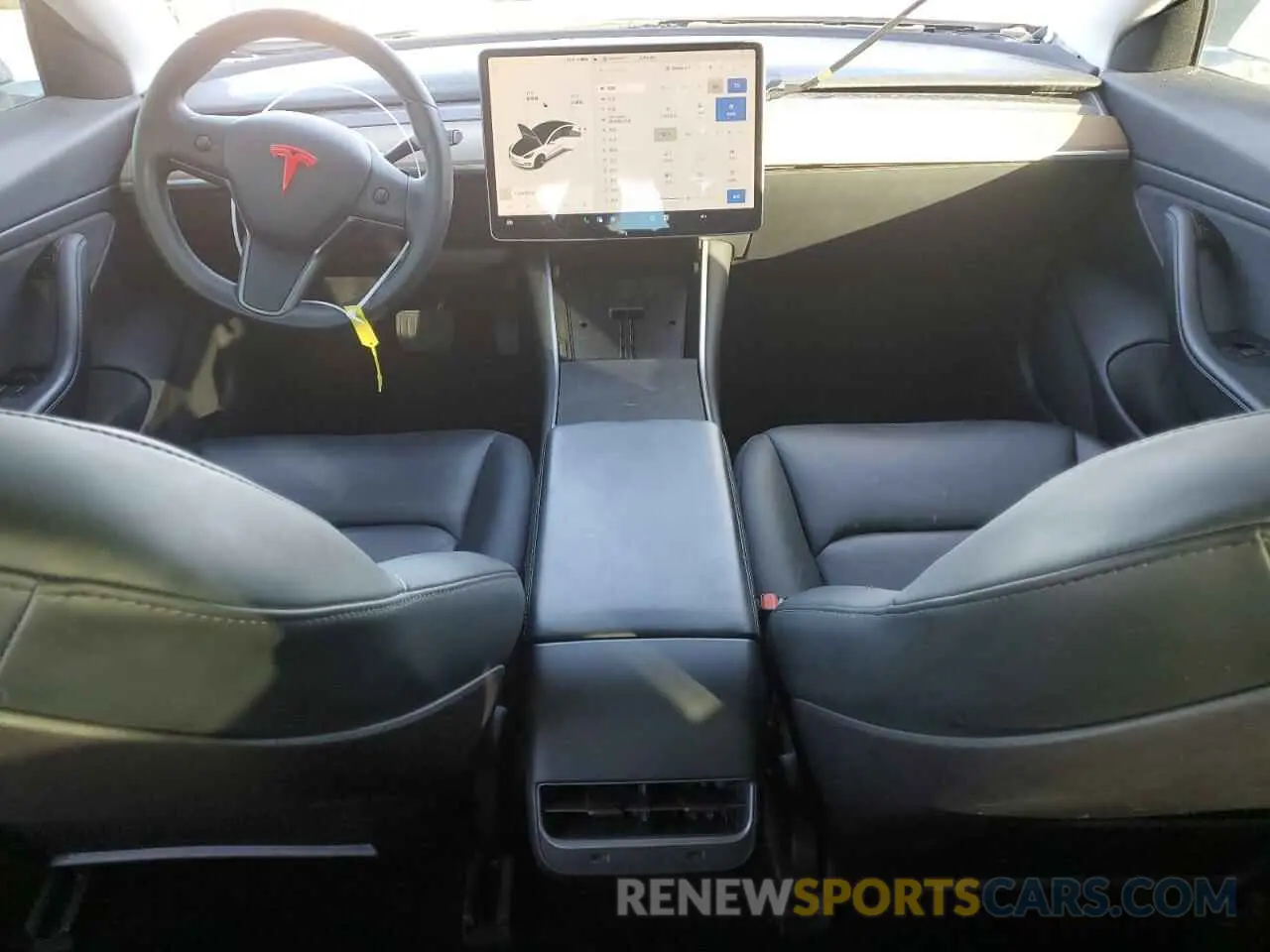 8 fotografías del automóvil dañado 5YJ3E1EB0LF665887 TESLA MODEL 3 2020