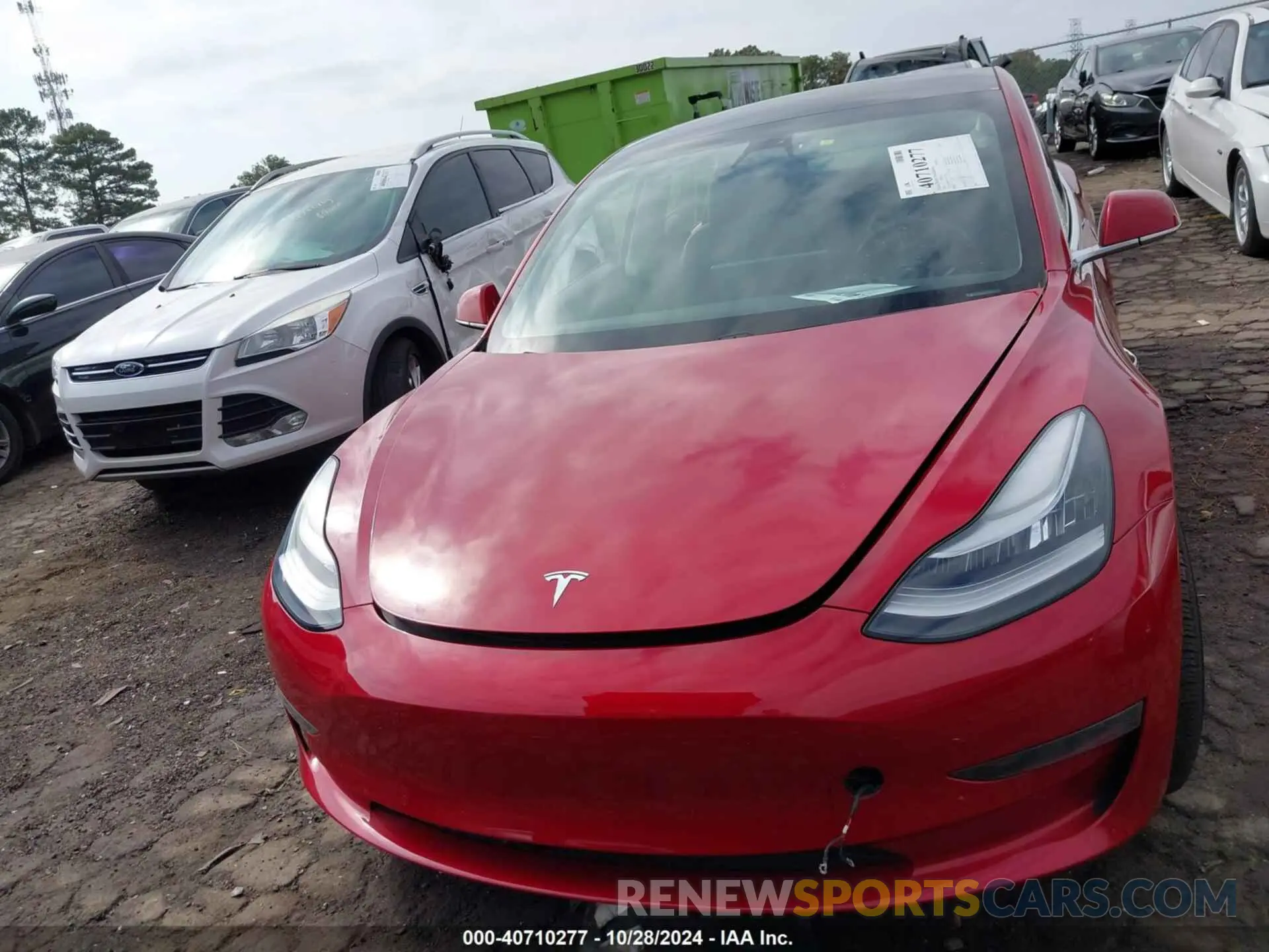 11 fotografías del automóvil dañado 5YJ3E1EB0LF735632 TESLA MODEL 3 2020
