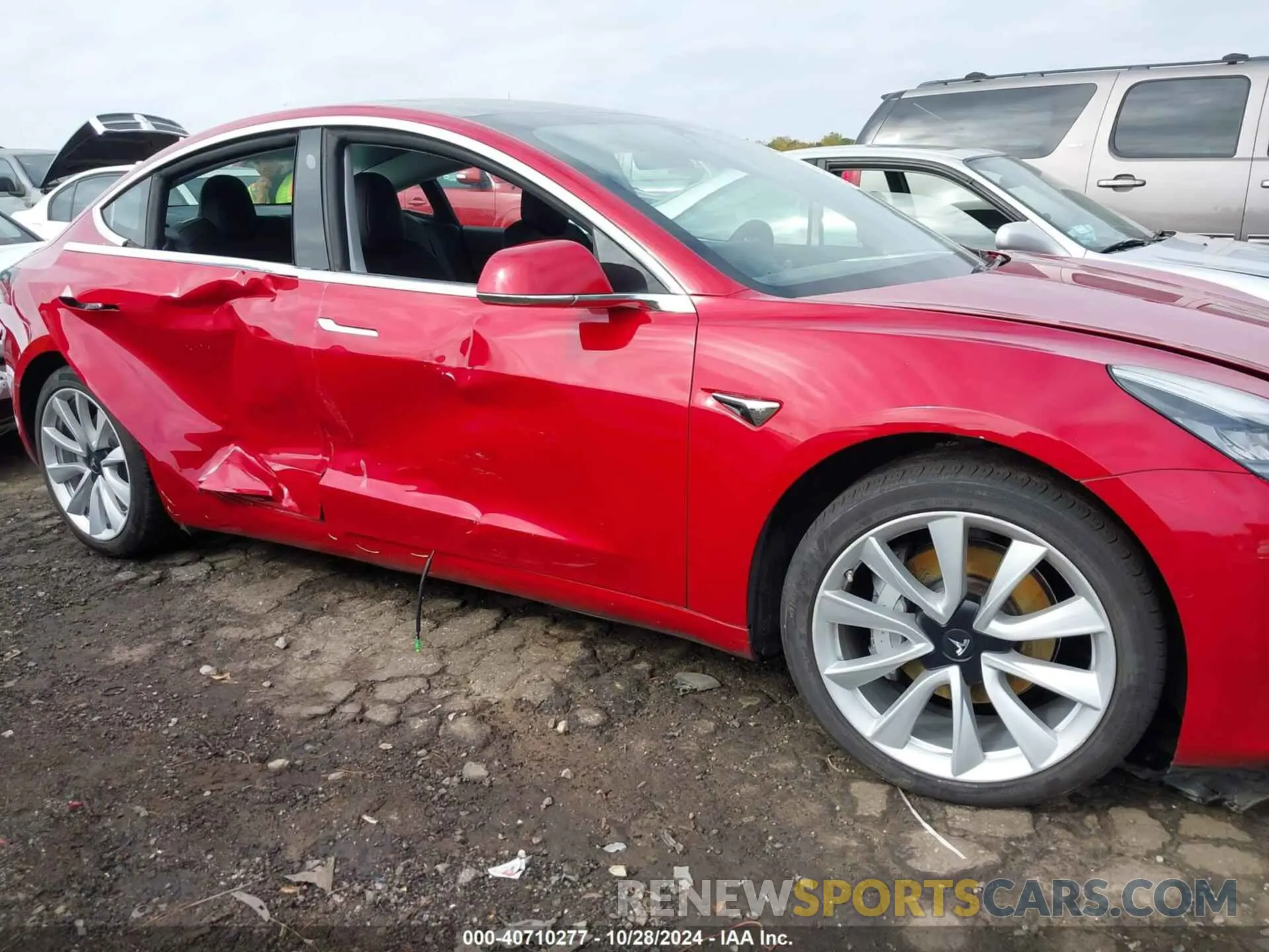 6 fotografías del automóvil dañado 5YJ3E1EB0LF735632 TESLA MODEL 3 2020
