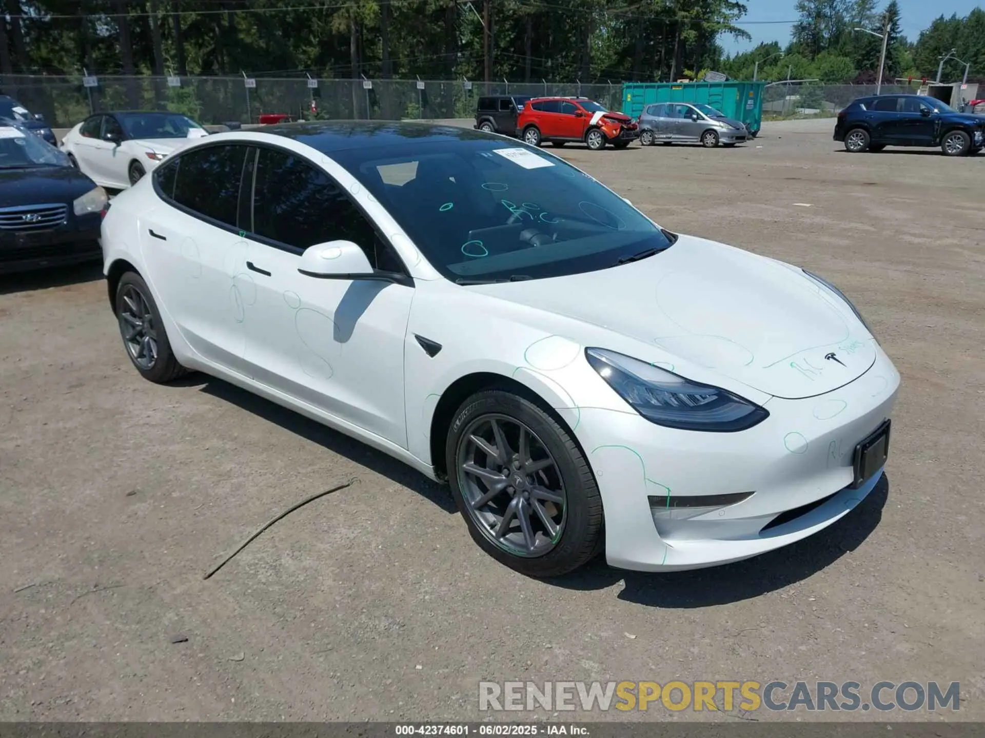 1 fotografías del automóvil dañado 5YJ3E1EB0LF741639 TESLA MODEL 3 2020