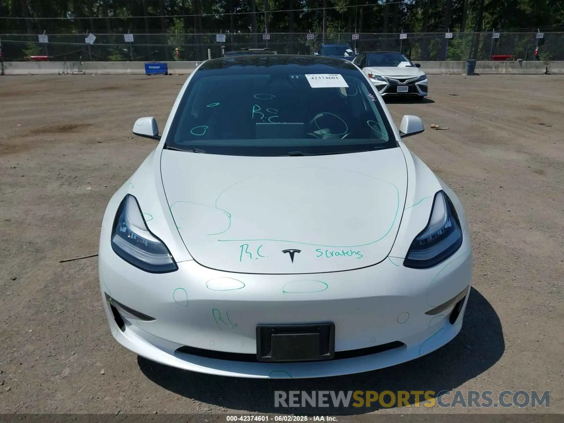12 fotografías del automóvil dañado 5YJ3E1EB0LF741639 TESLA MODEL 3 2020