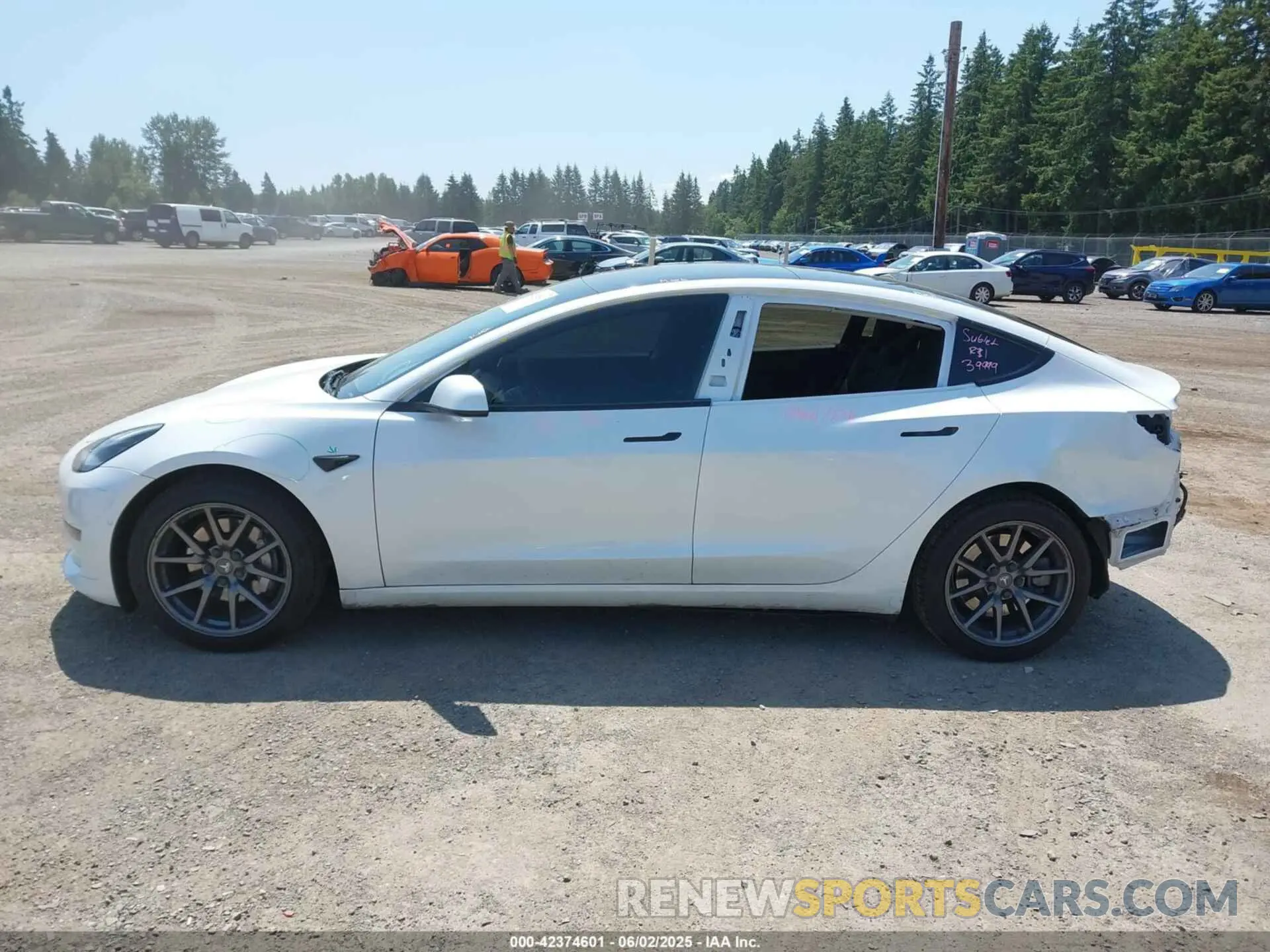 14 fotografías del automóvil dañado 5YJ3E1EB0LF741639 TESLA MODEL 3 2020