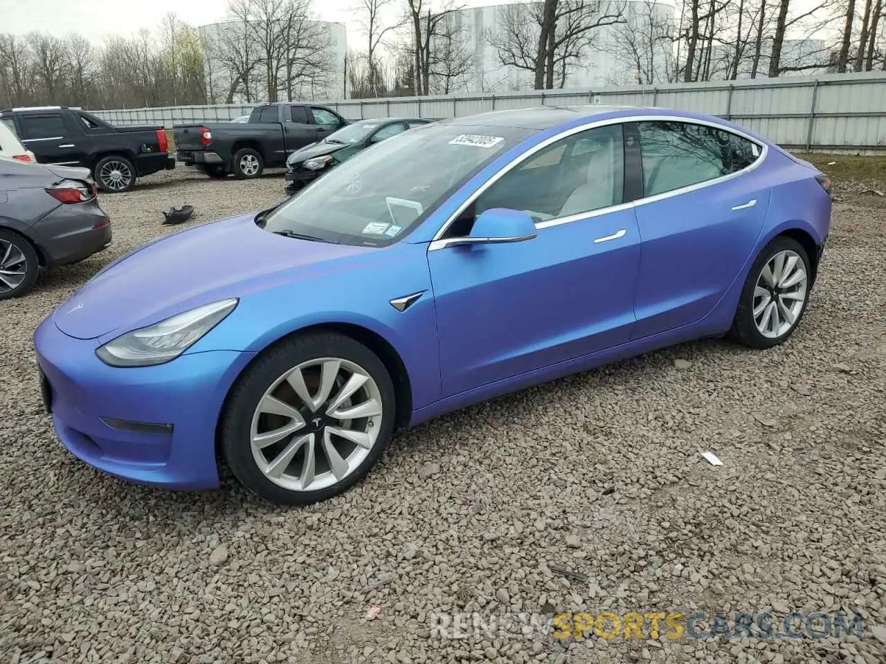 1 fotografías del automóvil dañado 5YJ3E1EB0LF742290 TESLA MODEL 3 2020