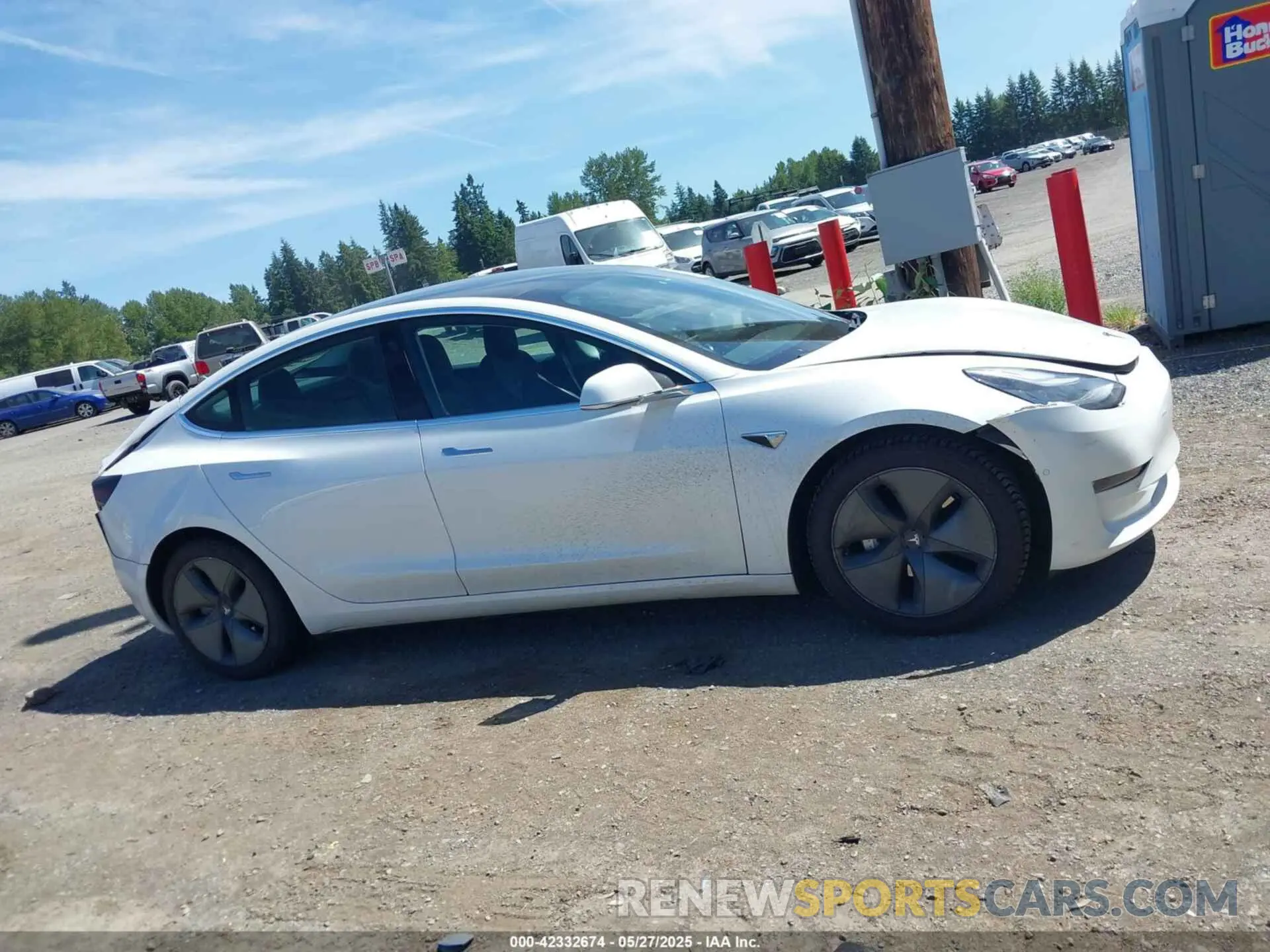 12 fotografías del automóvil dañado 5YJ3E1EB0LF787228 TESLA MODEL 3 2020