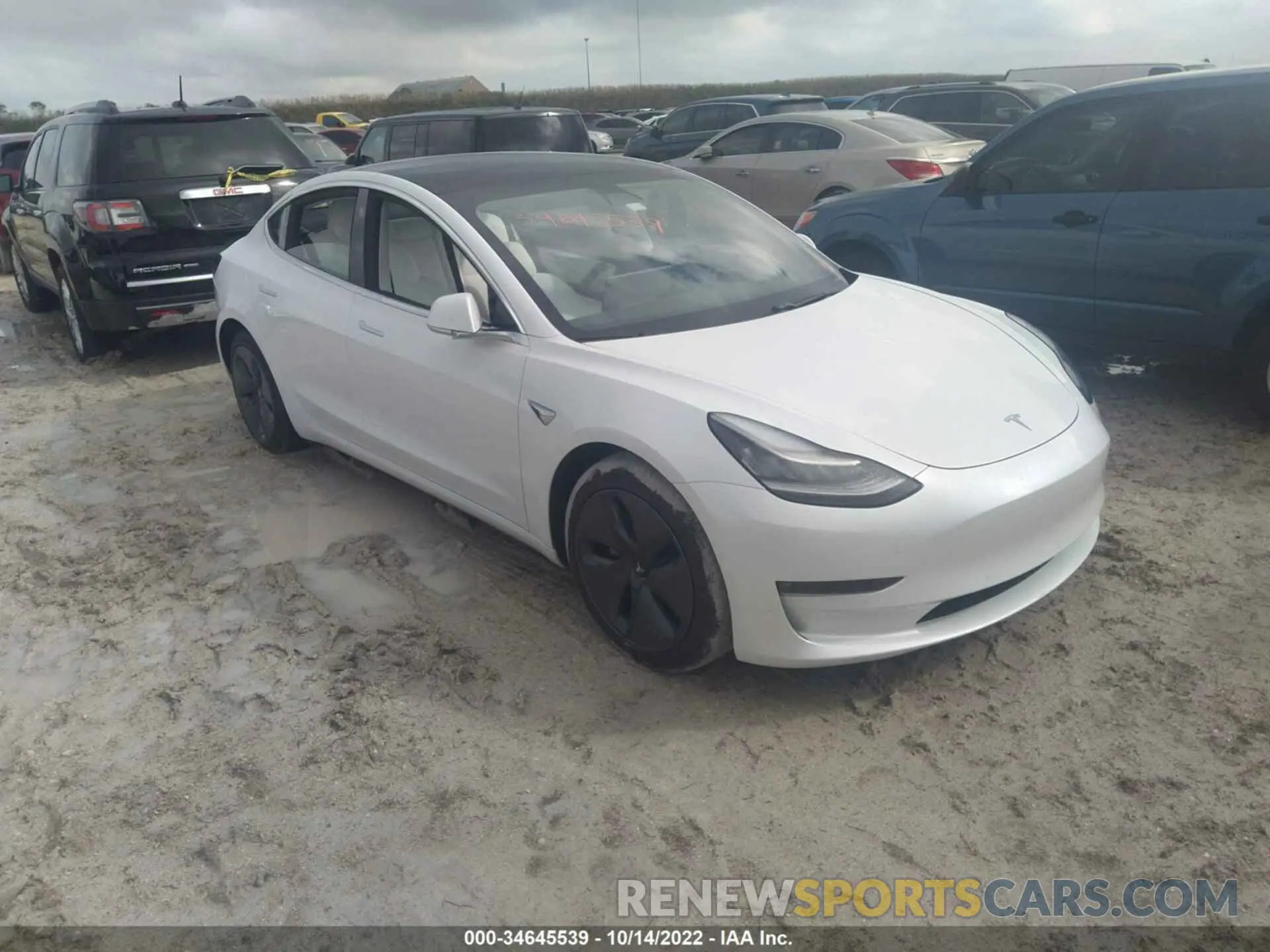1 fotografías del automóvil dañado 5YJ3E1EB0LF787889 TESLA MODEL 3 2020