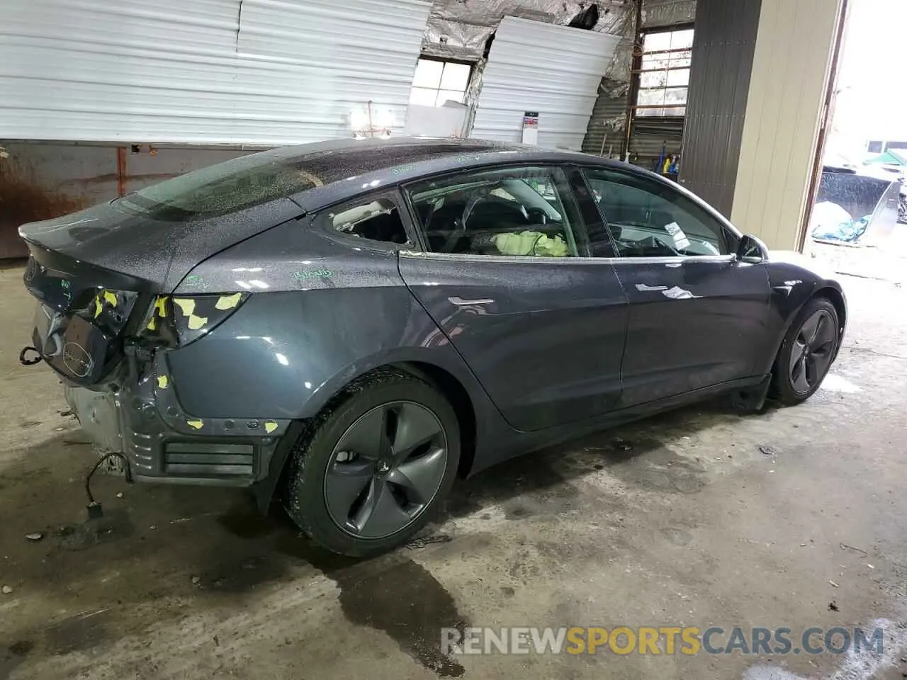 3 fotografías del automóvil dañado 5YJ3E1EB0LF793577 TESLA MODEL 3 2020