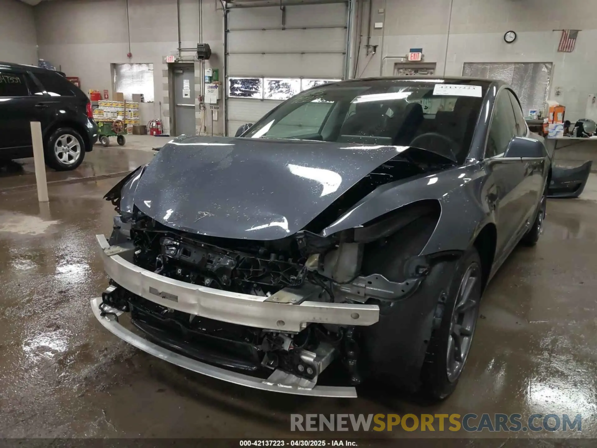6 fotografías del automóvil dañado 5YJ3E1EB0LF800804 TESLA MODEL 3 2020