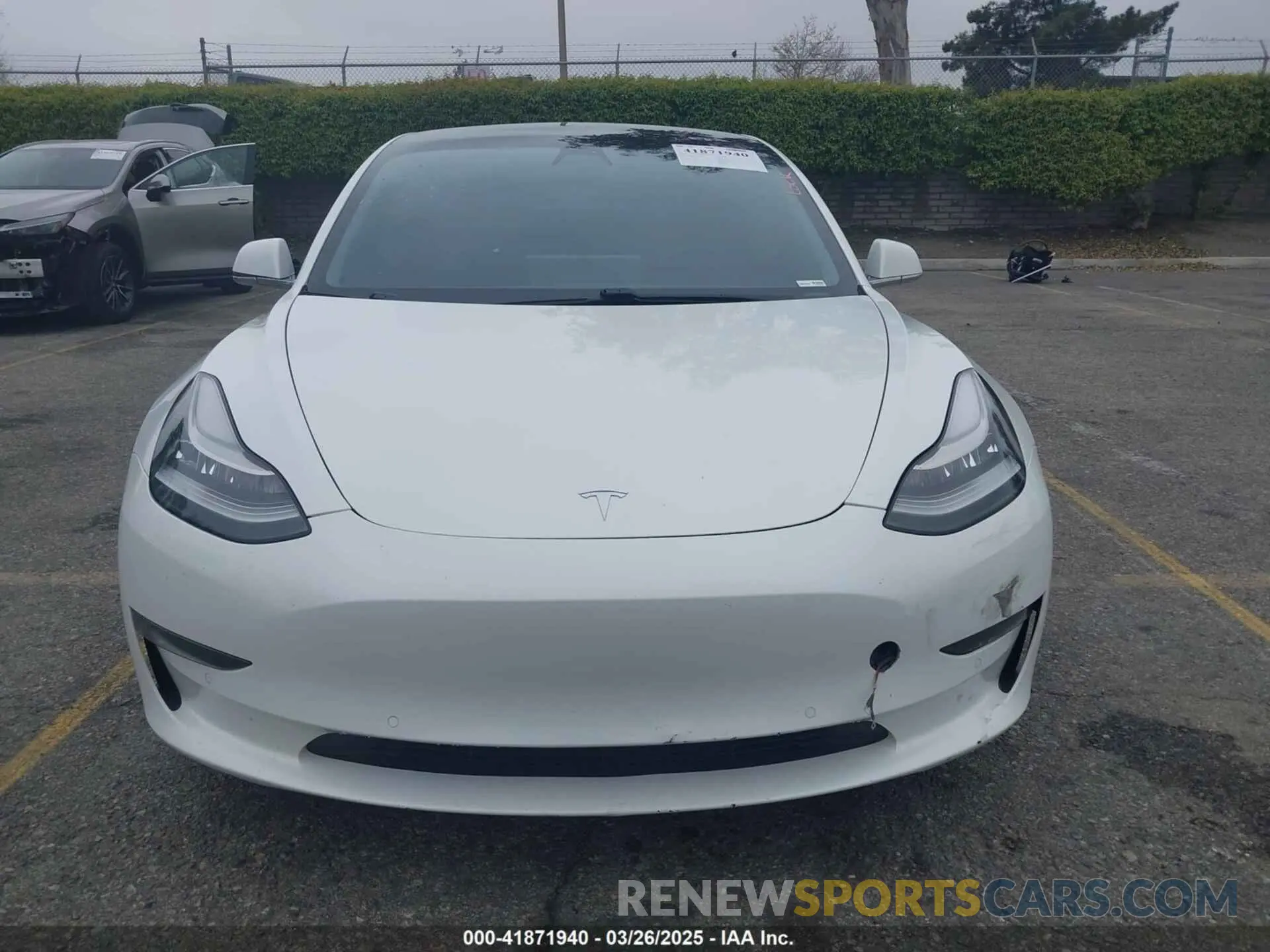 11 fotografías del automóvil dañado 5YJ3E1EB0LF803217 TESLA MODEL 3 2020