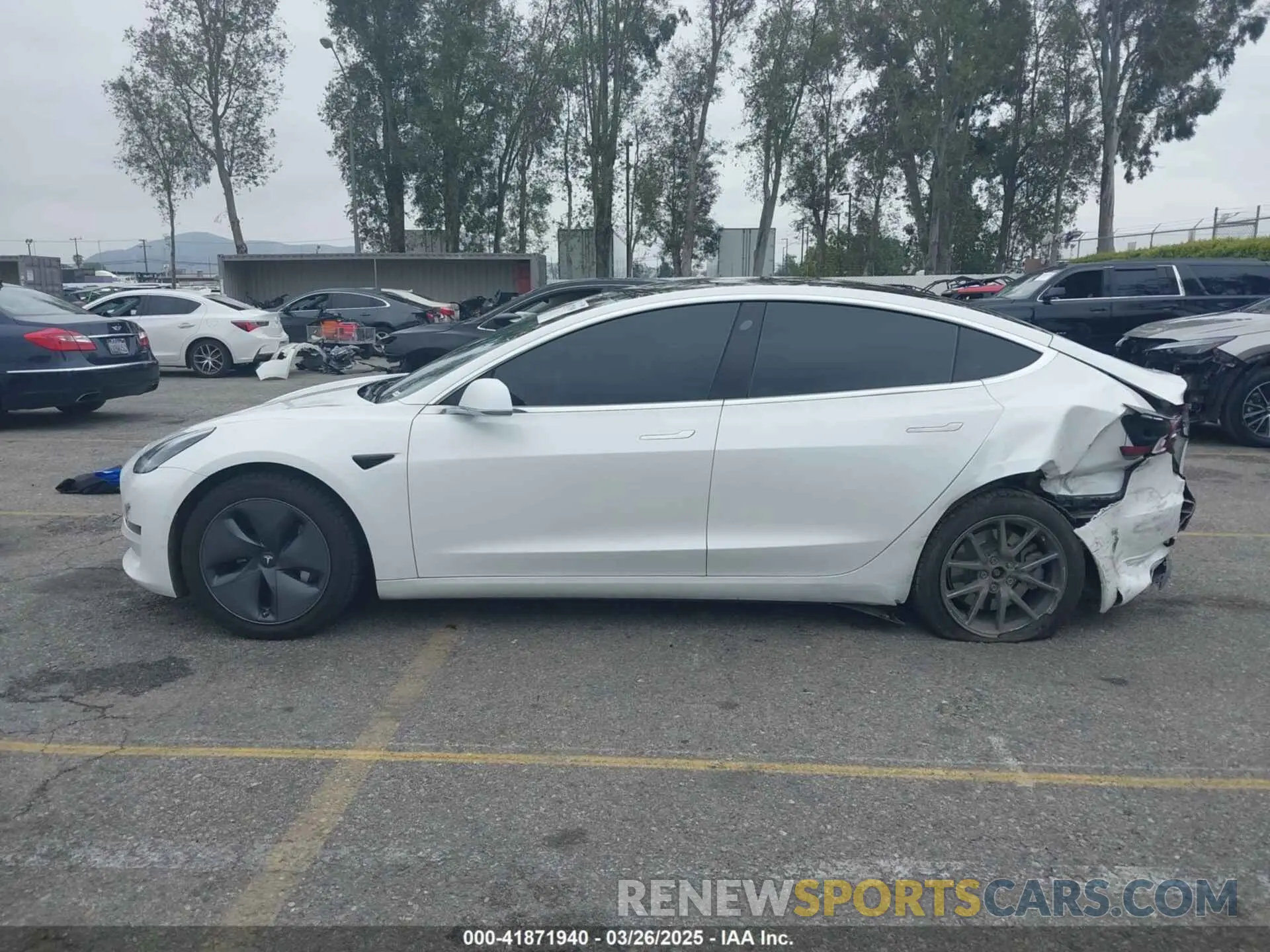 13 fotografías del automóvil dañado 5YJ3E1EB0LF803217 TESLA MODEL 3 2020