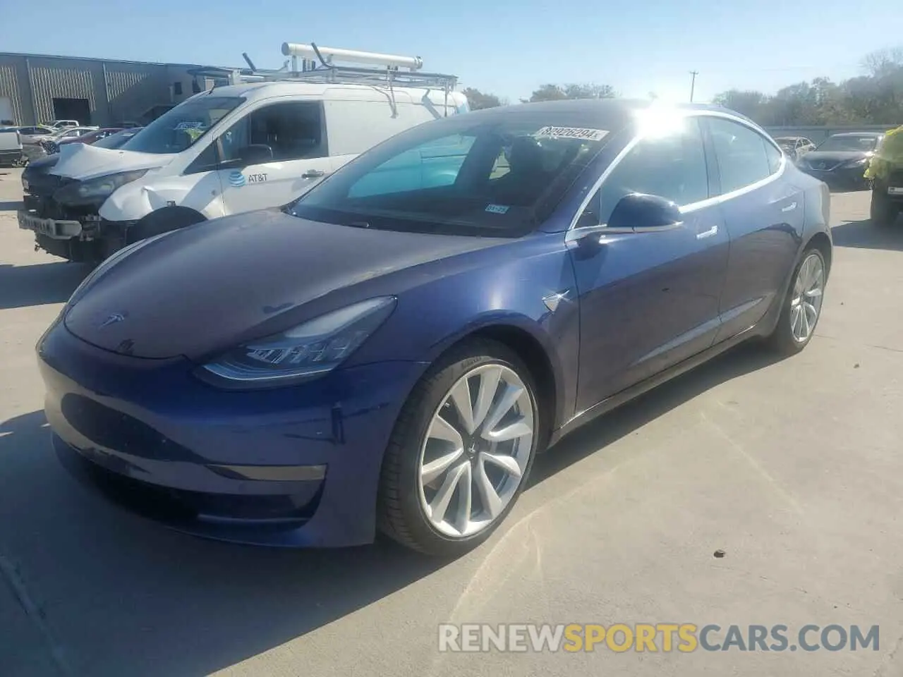 1 fotografías del automóvil dañado 5YJ3E1EB0LF807140 TESLA MODEL 3 2020