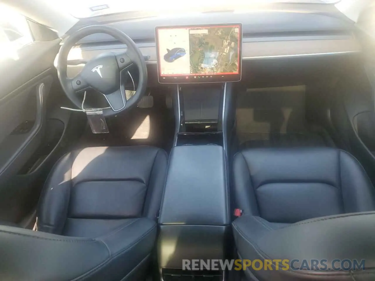 8 fotografías del automóvil dañado 5YJ3E1EB0LF807140 TESLA MODEL 3 2020