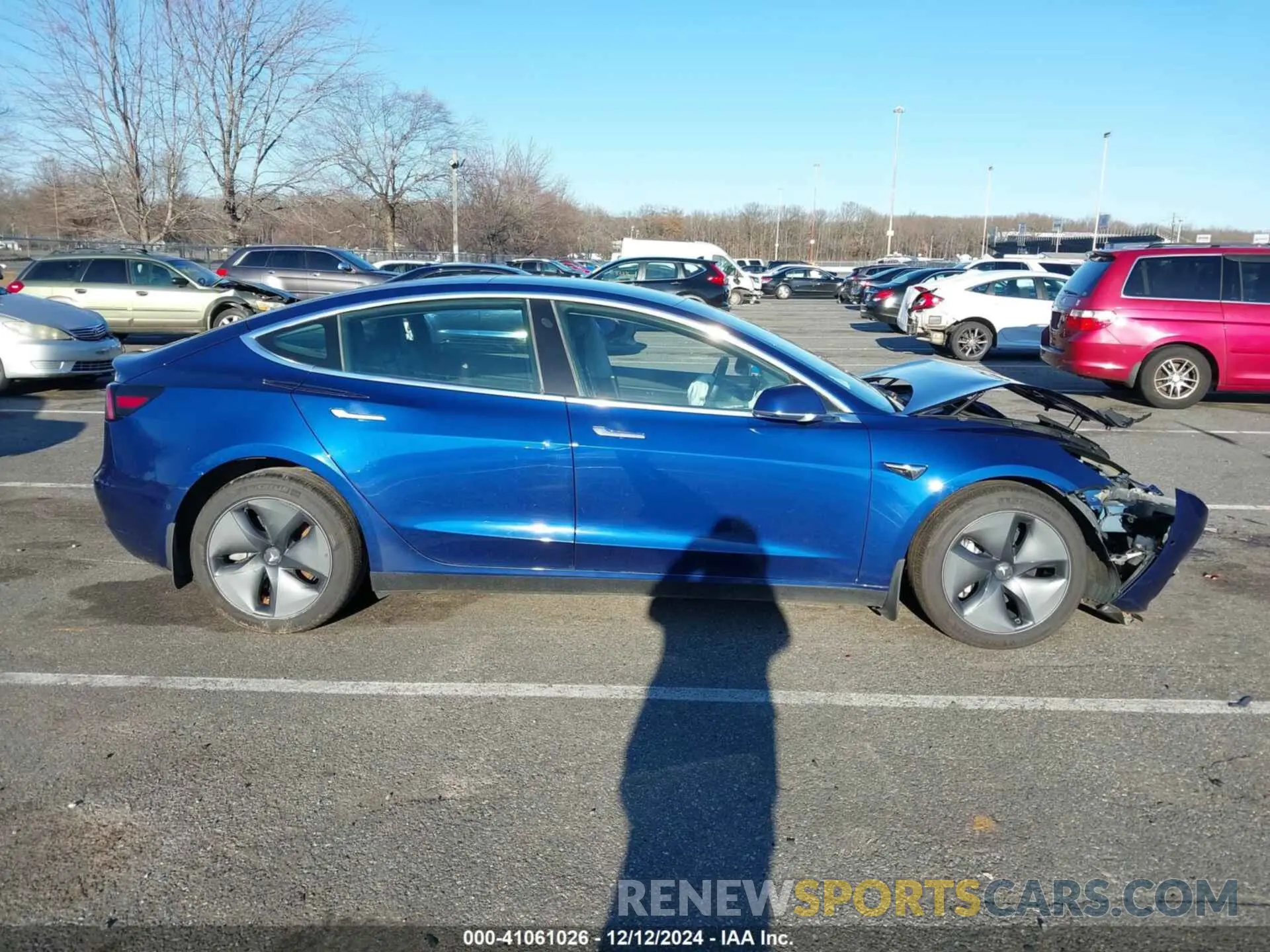 12 fotografías del automóvil dañado 5YJ3E1EB1LF535066 TESLA MODEL 3 2020