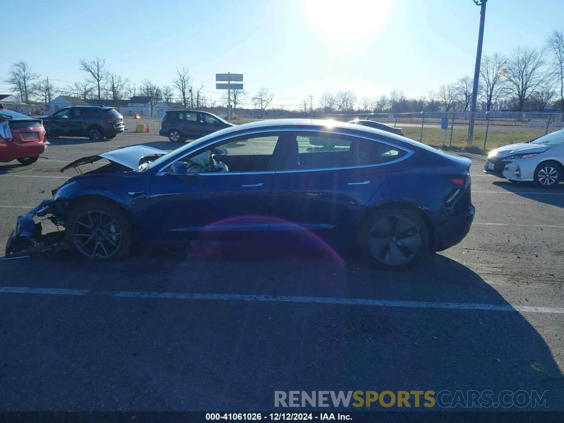 13 fotografías del automóvil dañado 5YJ3E1EB1LF535066 TESLA MODEL 3 2020