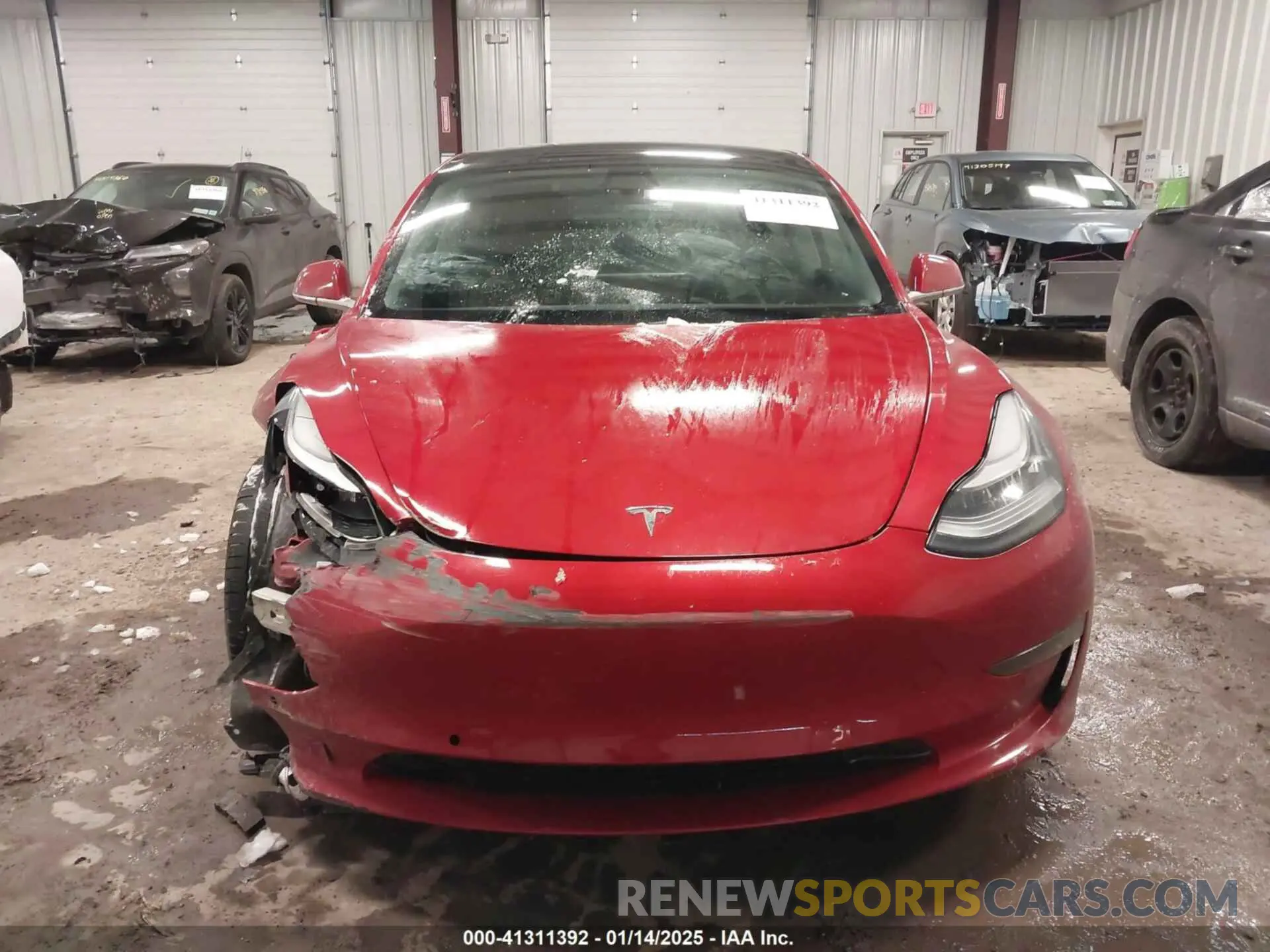 12 fotografías del automóvil dañado 5YJ3E1EB1LF600370 TESLA MODEL 3 2020