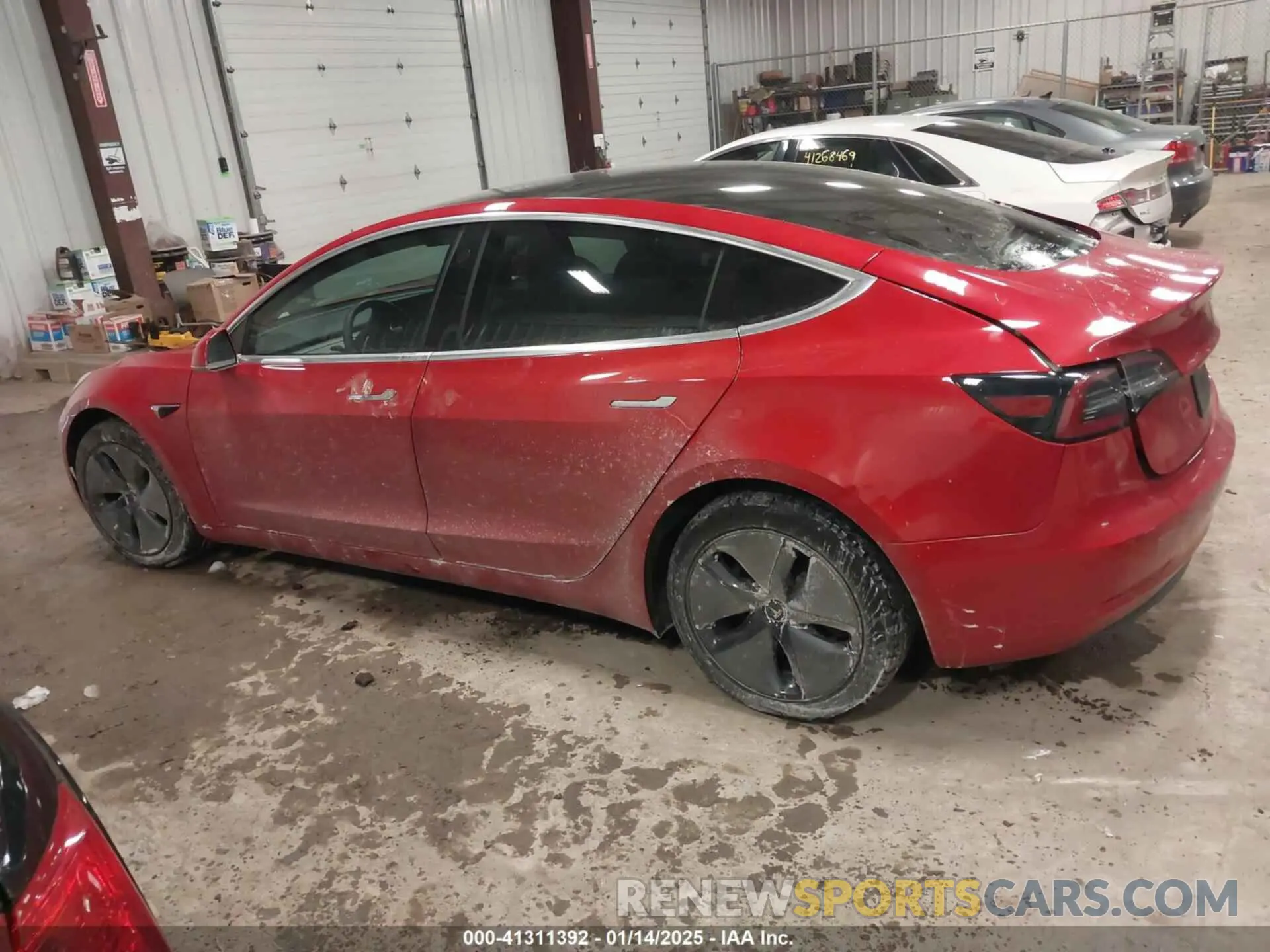 14 fotografías del automóvil dañado 5YJ3E1EB1LF600370 TESLA MODEL 3 2020