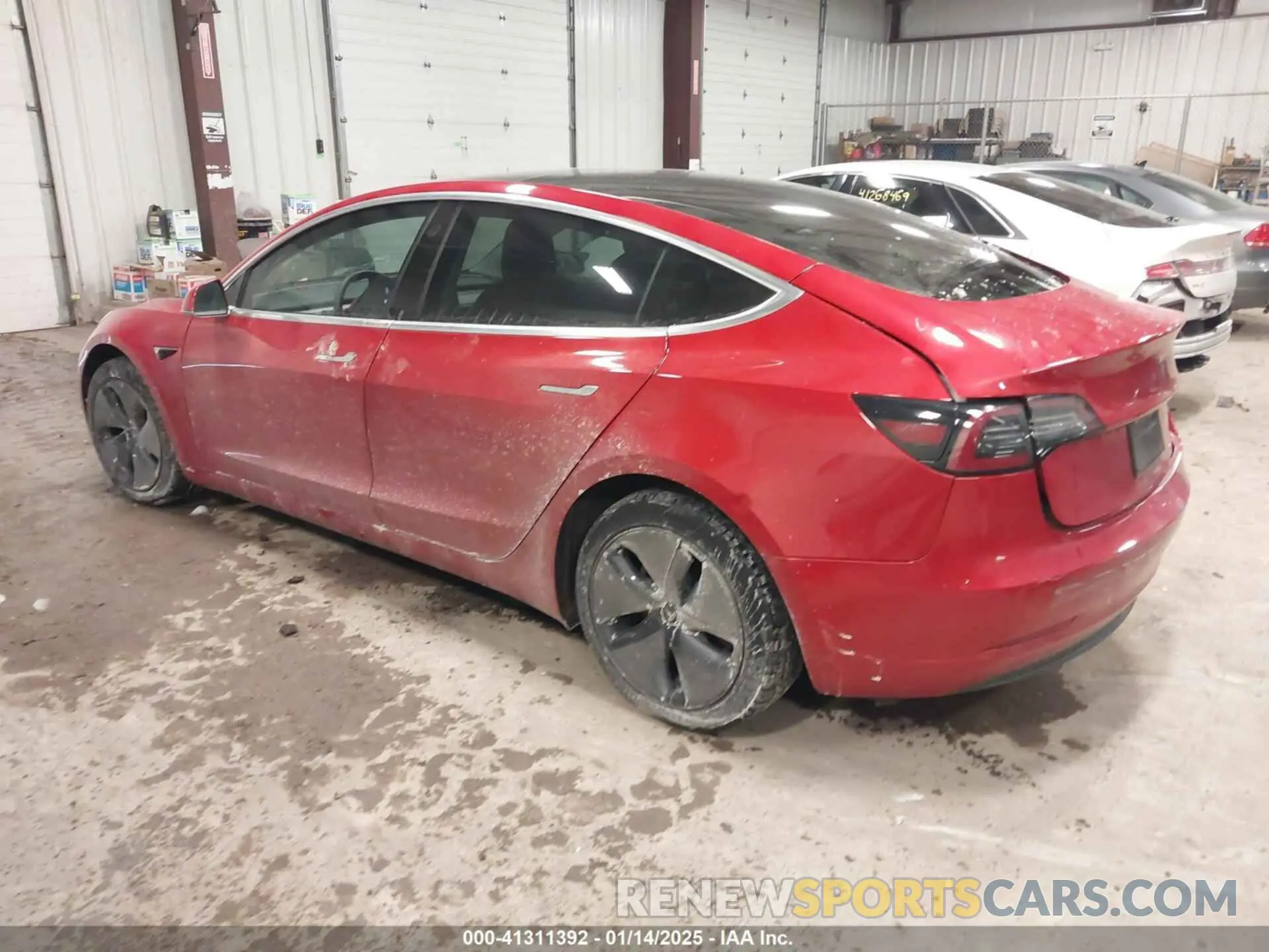 3 fotografías del automóvil dañado 5YJ3E1EB1LF600370 TESLA MODEL 3 2020