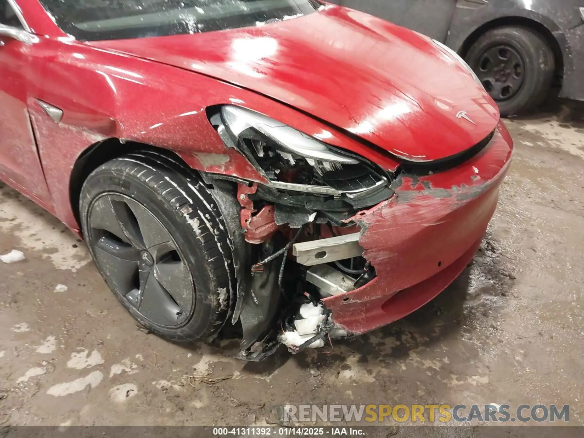 6 fotografías del automóvil dañado 5YJ3E1EB1LF600370 TESLA MODEL 3 2020