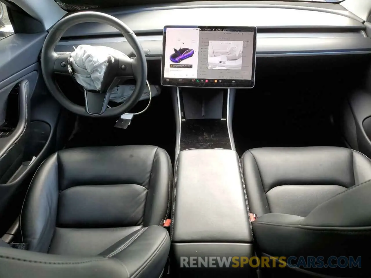 8 fotografías del automóvil dañado 5YJ3E1EB1LF616830 TESLA MODEL 3 2020