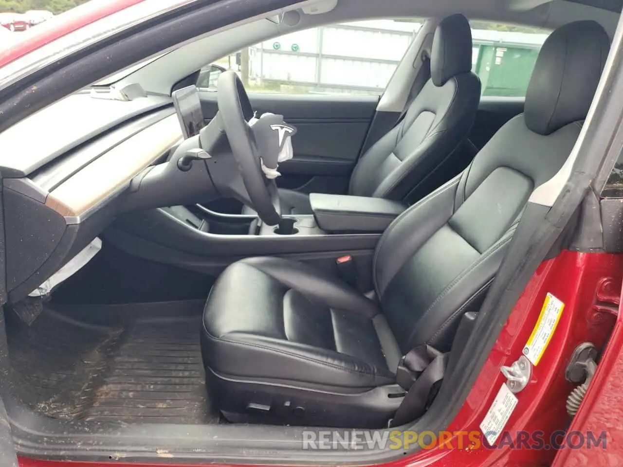 7 fotografías del automóvil dañado 5YJ3E1EB1LF617086 TESLA MODEL 3 2020