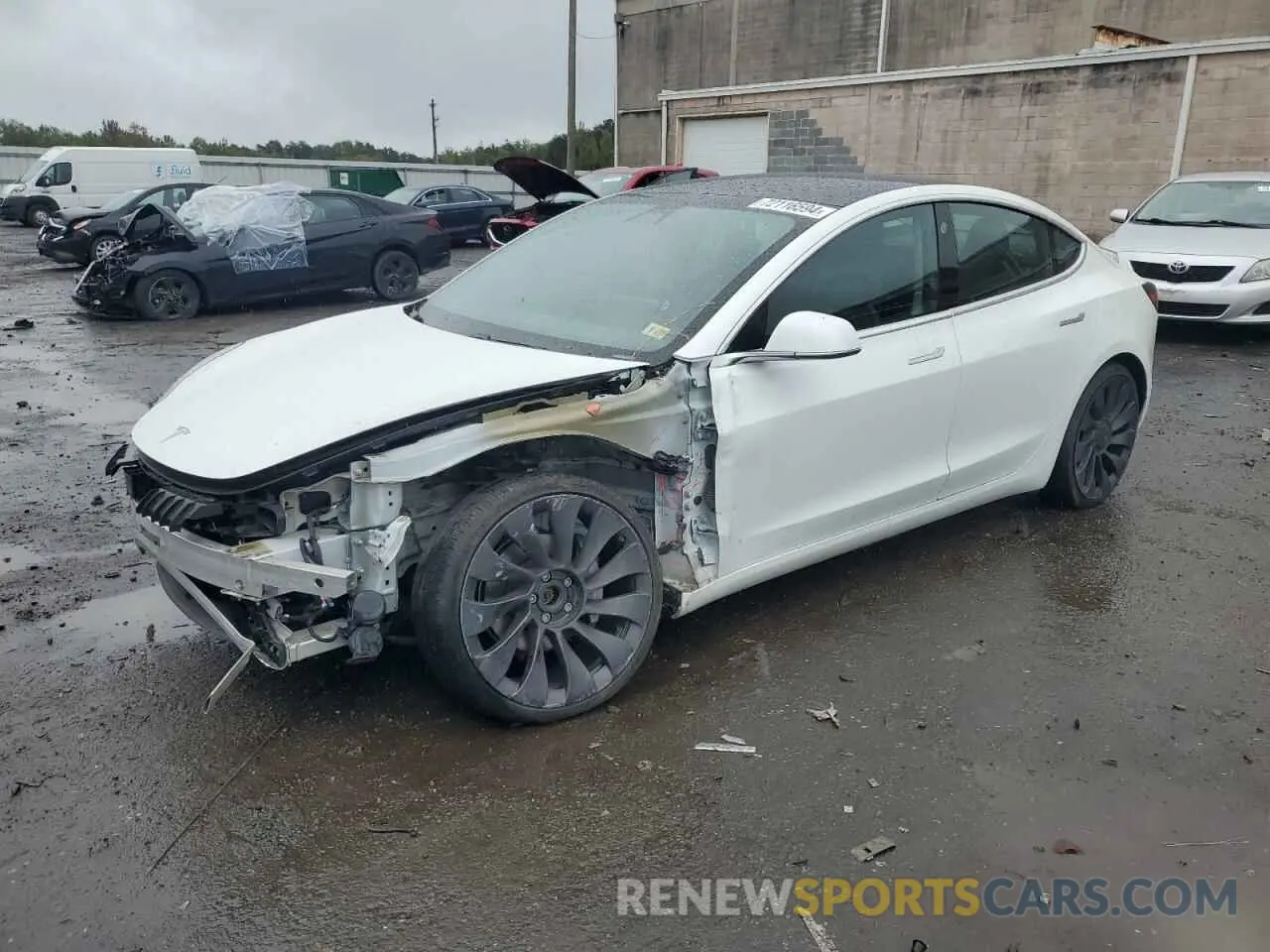 1 fotografías del automóvil dañado 5YJ3E1EB1LF617833 TESLA MODEL 3 2020