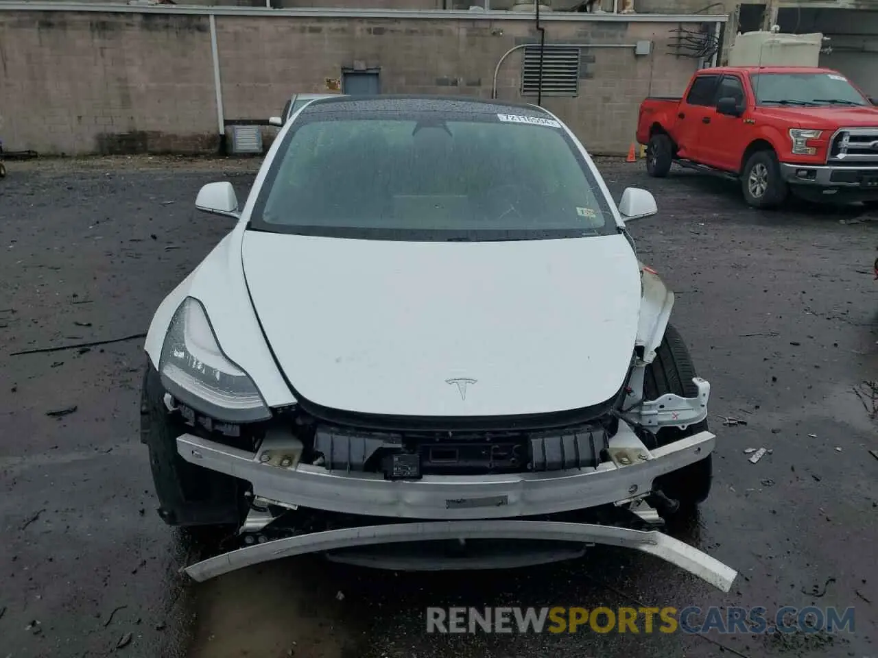 5 fotografías del automóvil dañado 5YJ3E1EB1LF617833 TESLA MODEL 3 2020