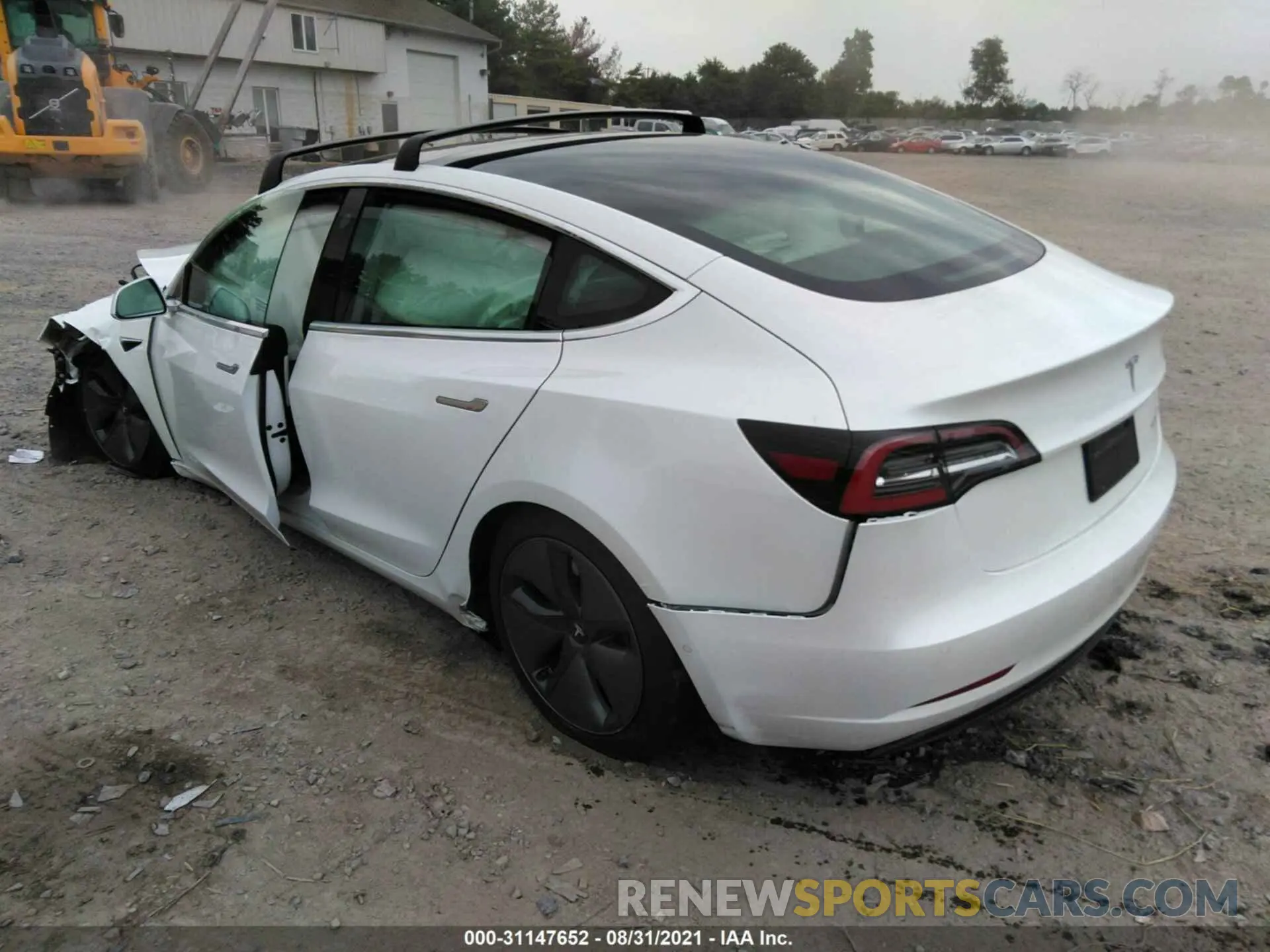 3 fotografías del automóvil dañado 5YJ3E1EB1LF622059 TESLA MODEL 3 2020