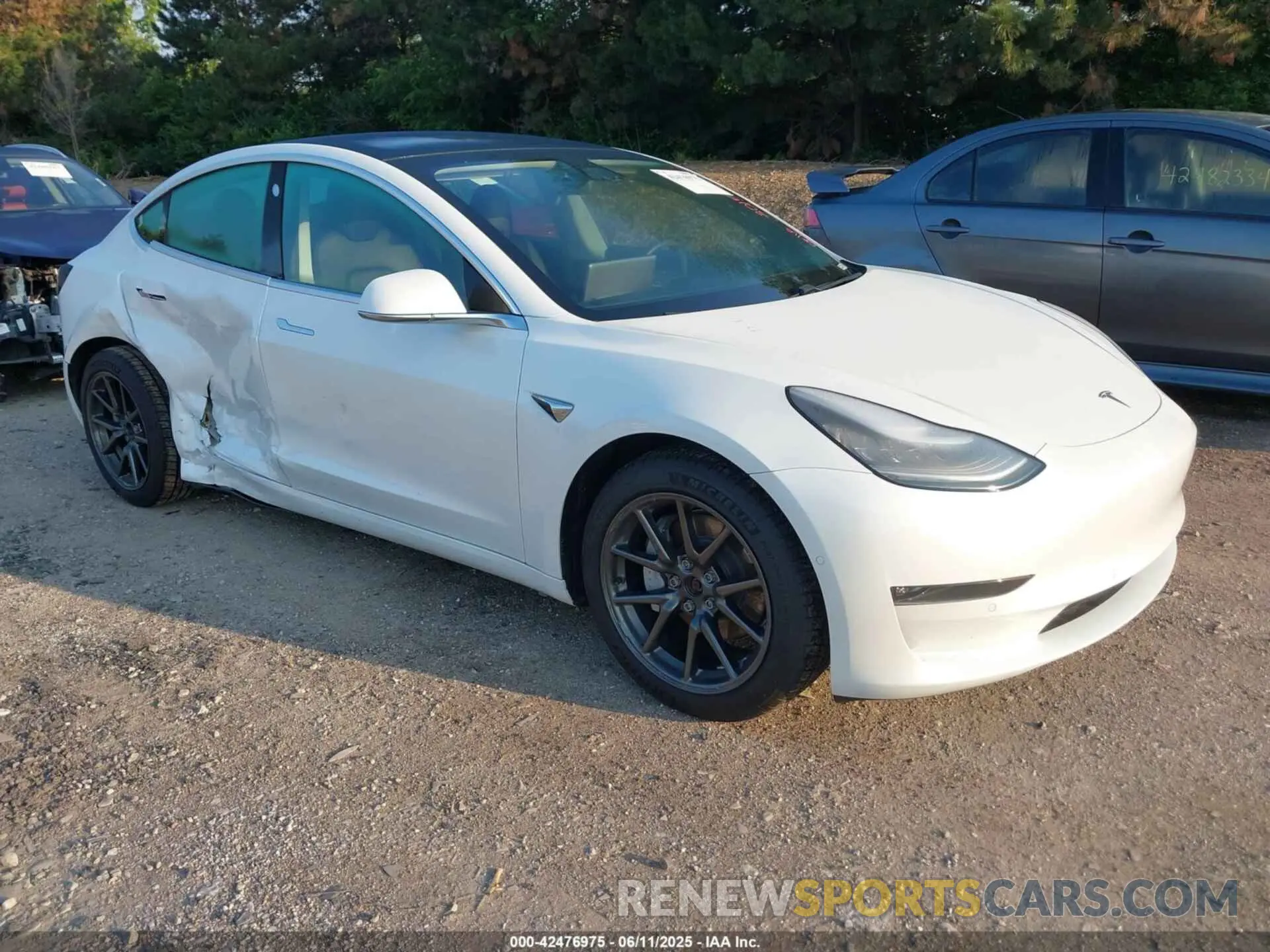 1 fotografías del automóvil dañado 5YJ3E1EB1LF665106 TESLA MODEL 3 2020