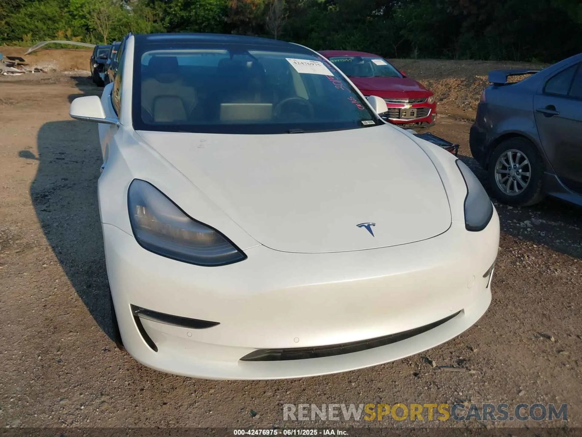 12 fotografías del automóvil dañado 5YJ3E1EB1LF665106 TESLA MODEL 3 2020