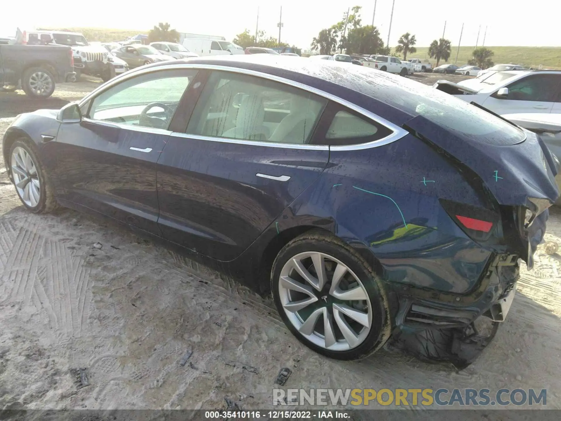 3 fotografías del automóvil dañado 5YJ3E1EB1LF669124 TESLA MODEL 3 2020