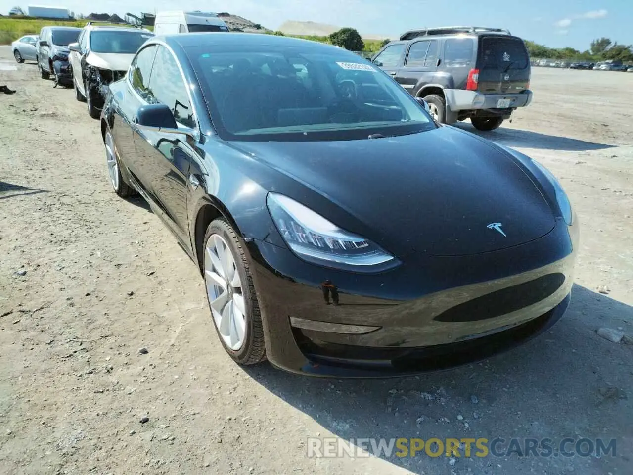 1 fotografías del automóvil dañado 5YJ3E1EB1LF721450 TESLA MODEL 3 2020