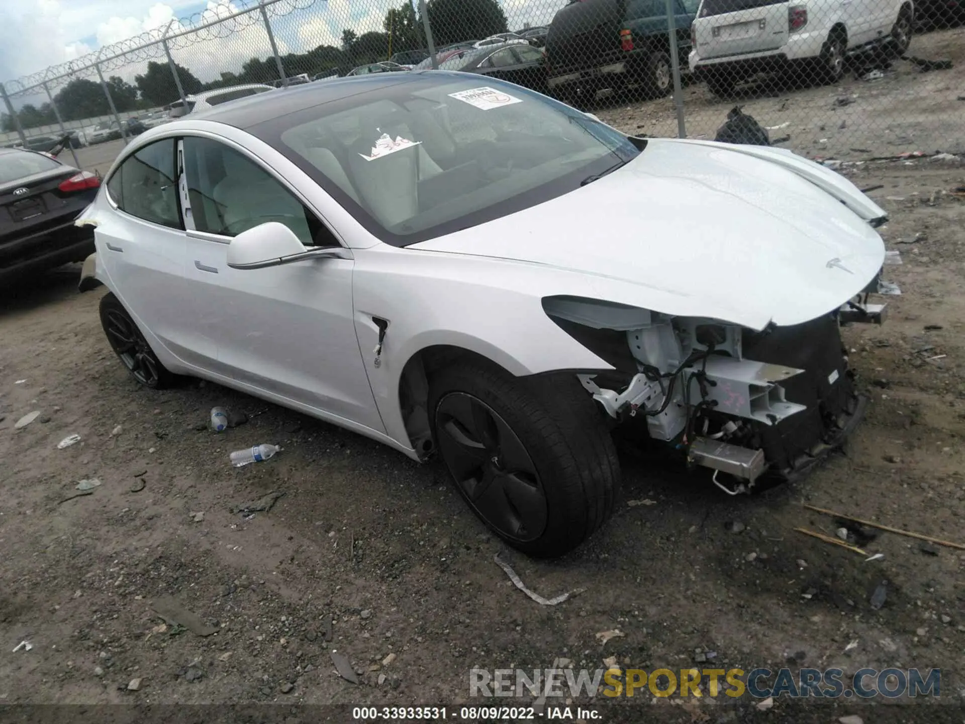 1 fotografías del automóvil dañado 5YJ3E1EB1LF787853 TESLA MODEL 3 2020