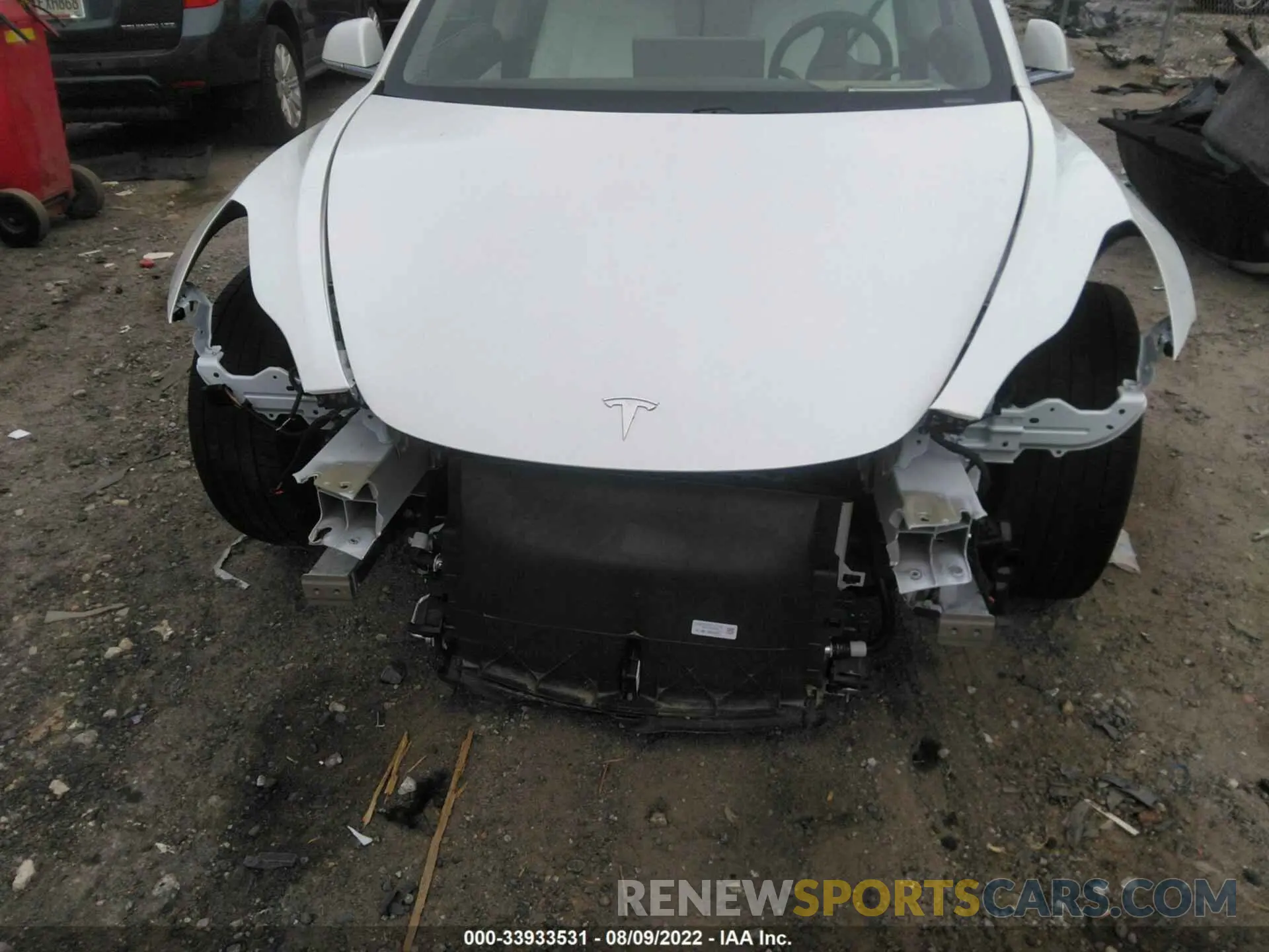 6 fotografías del automóvil dañado 5YJ3E1EB1LF787853 TESLA MODEL 3 2020