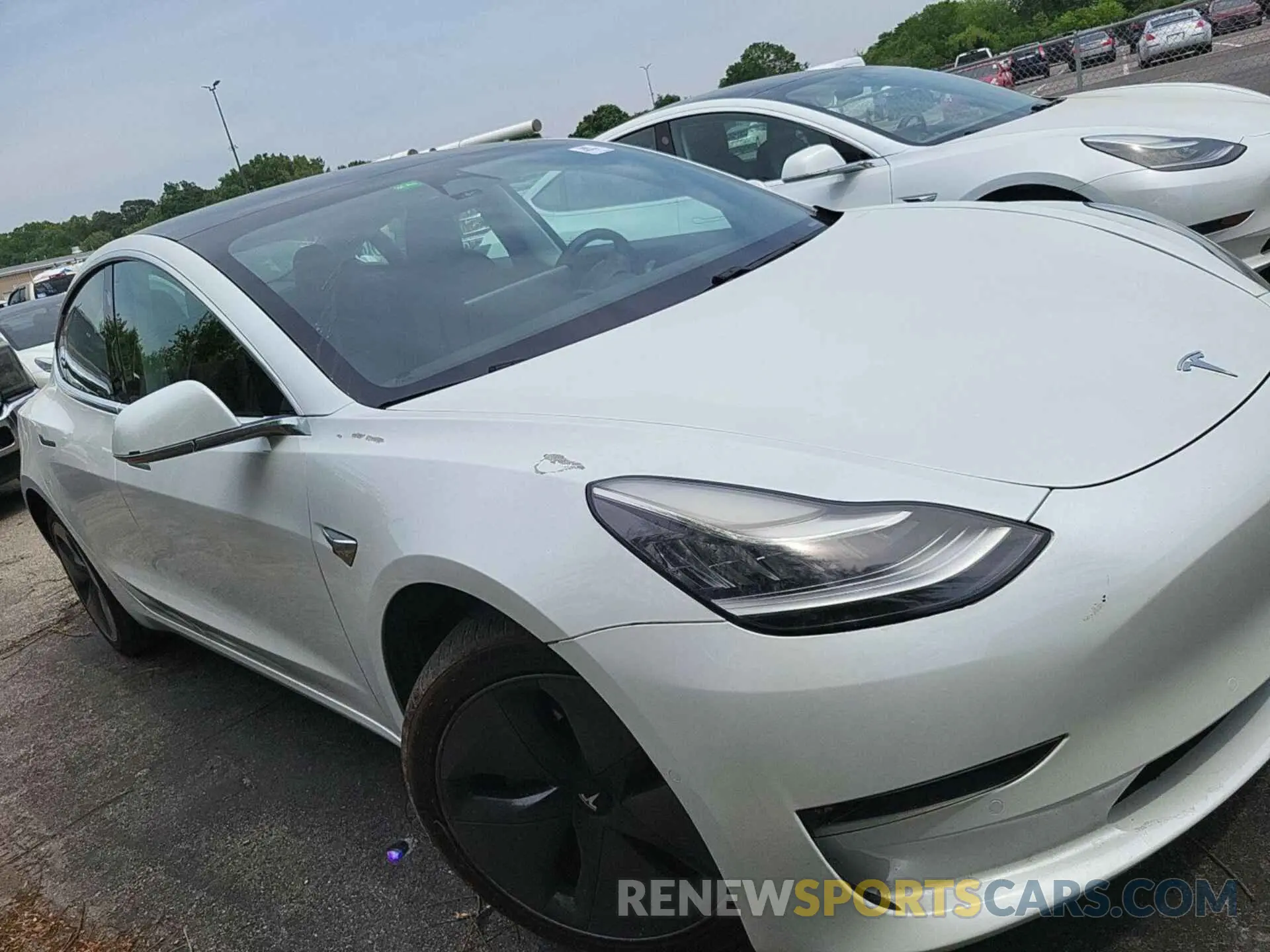 20 fotografías del automóvil dañado 5YJ3E1EB1LF793698 TESLA MODEL 3 2020