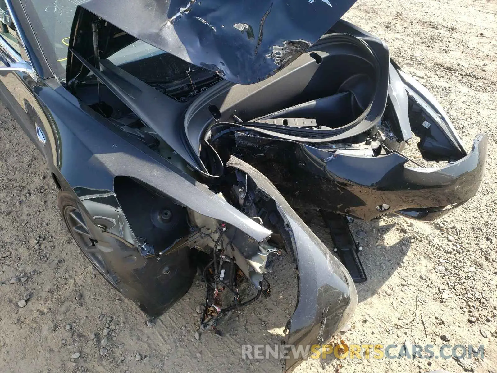 9 fotografías del automóvil dañado 5YJ3E1EB2LF600197 TESLA MODEL 3 2020